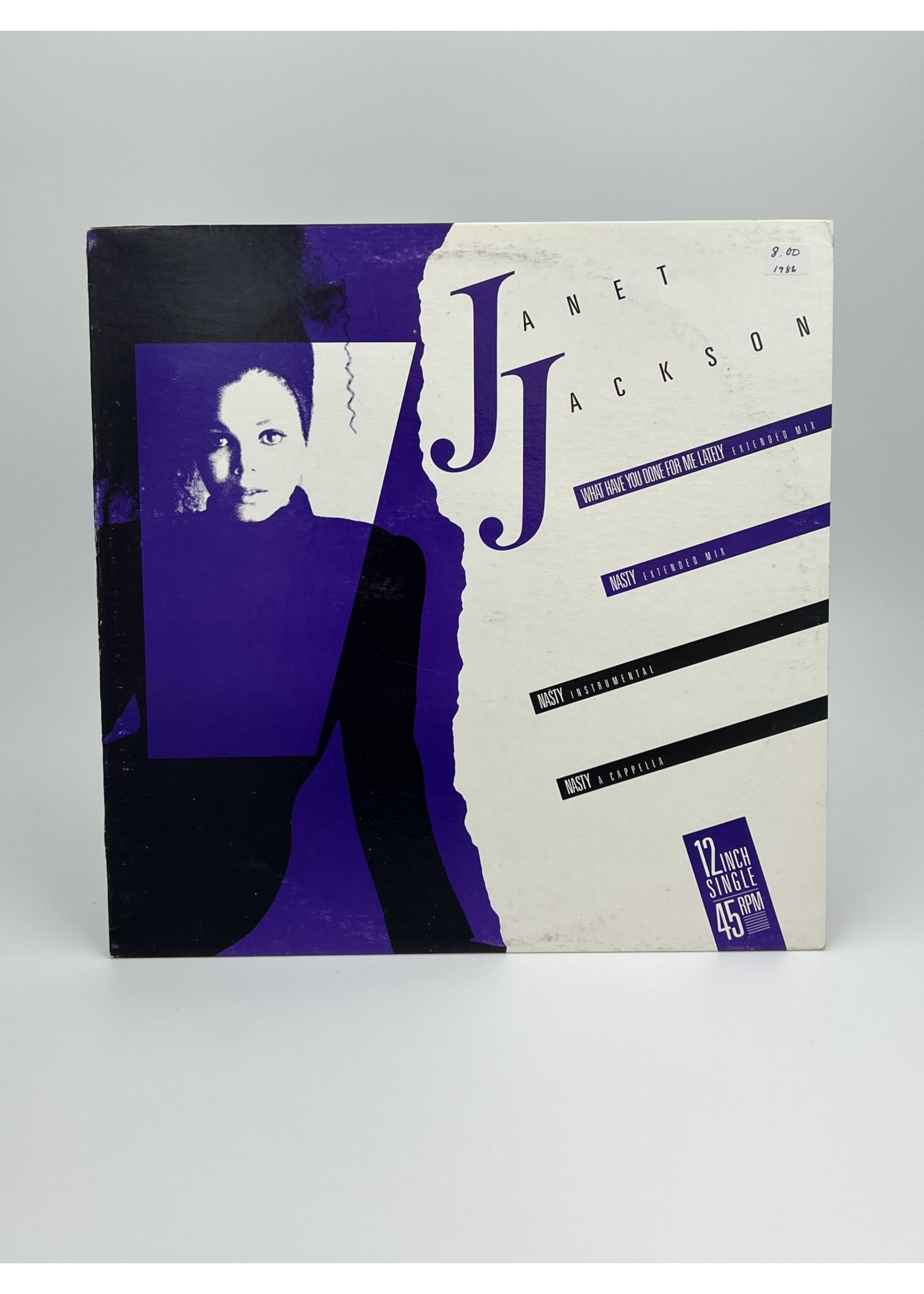 LP Janet Jackson What Have You Done For Me Lately SP Record