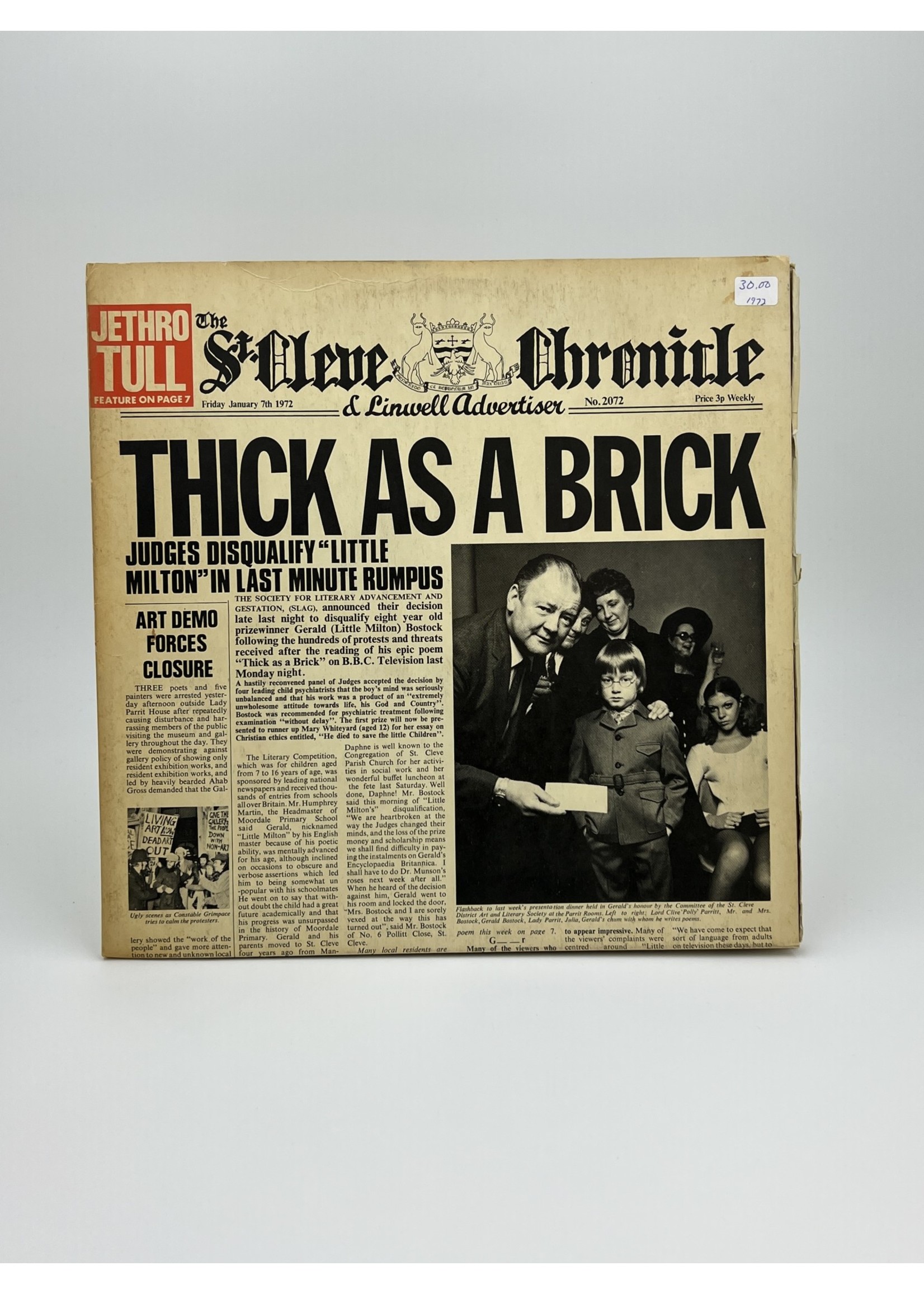 LP Jethro Tull Thick As a Brick var5 LP Record