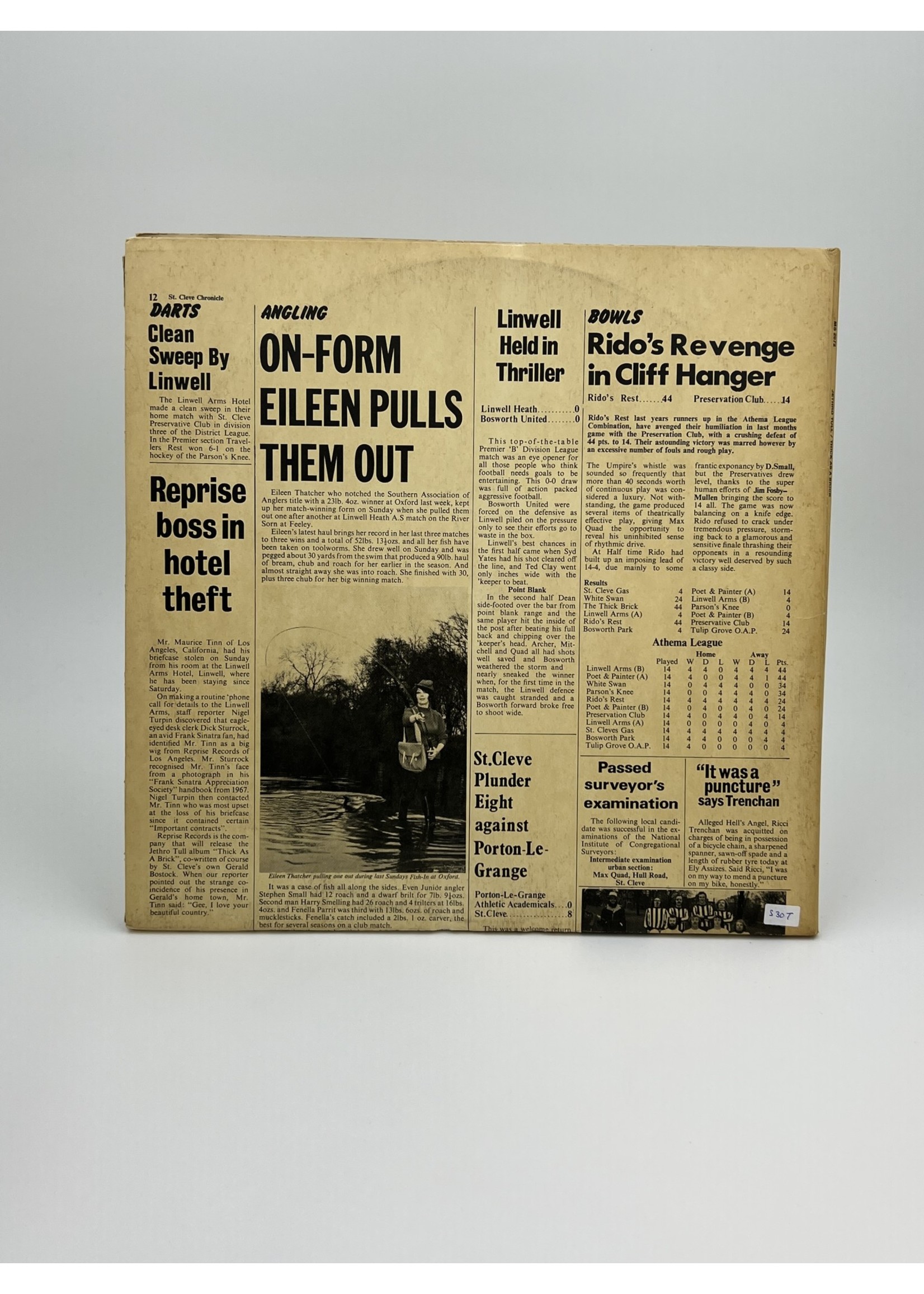 LP Jethro Tull Thick As a Brick var5 LP Record