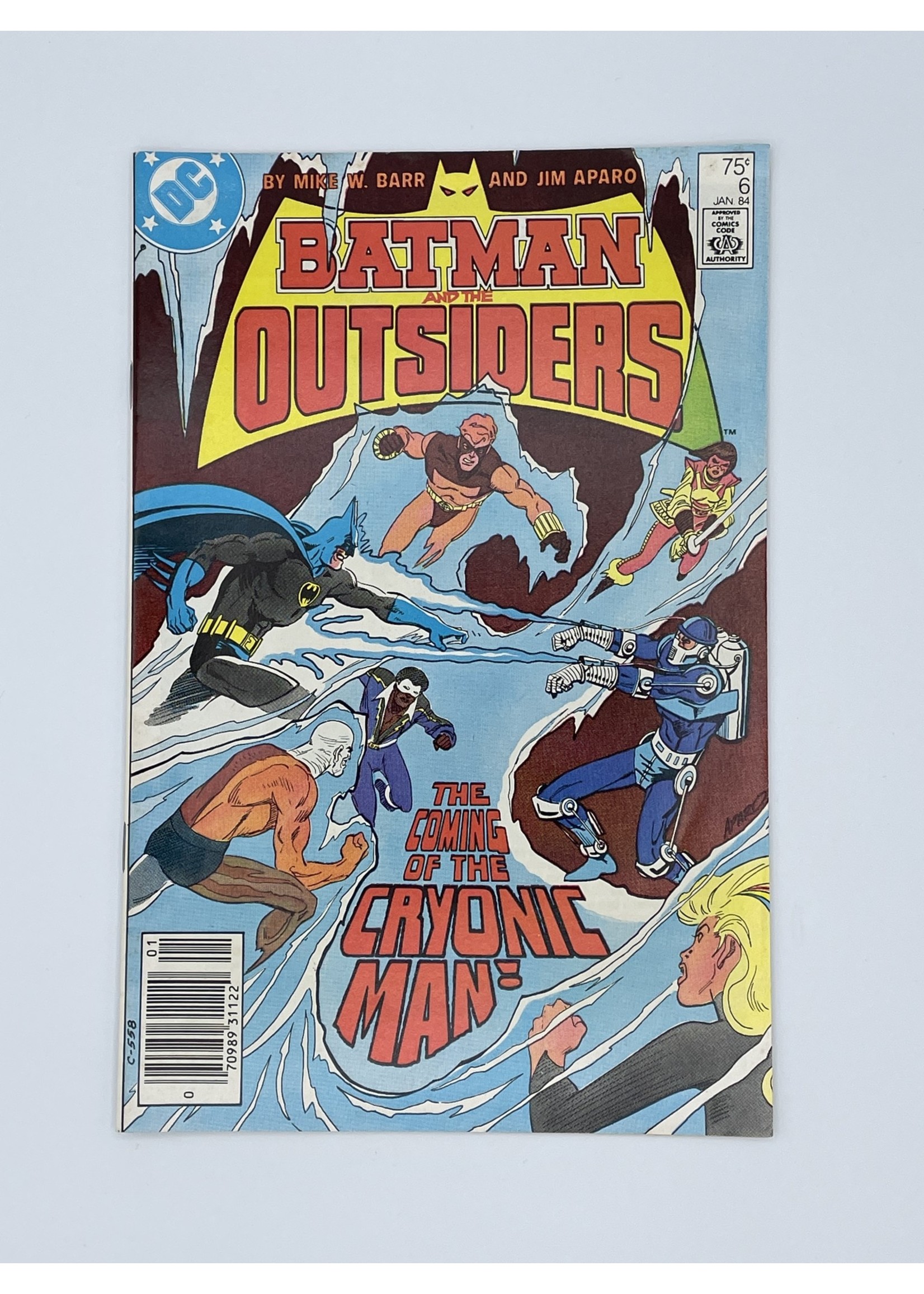 DC Batman And The Outsiders #6 Dc January 1984