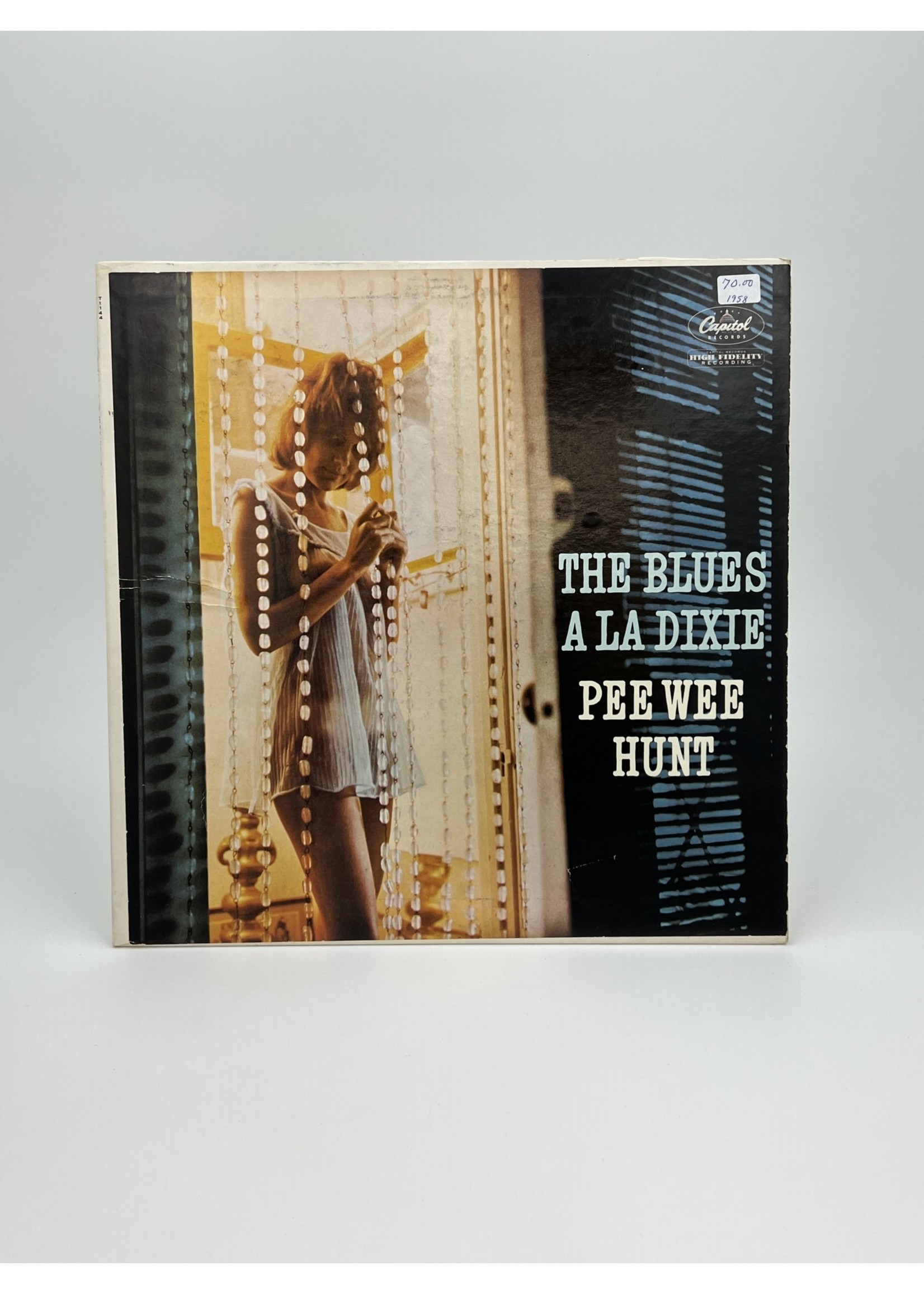 LP Pee Wee Hunt Plays the Blues A La Dixie LP Record