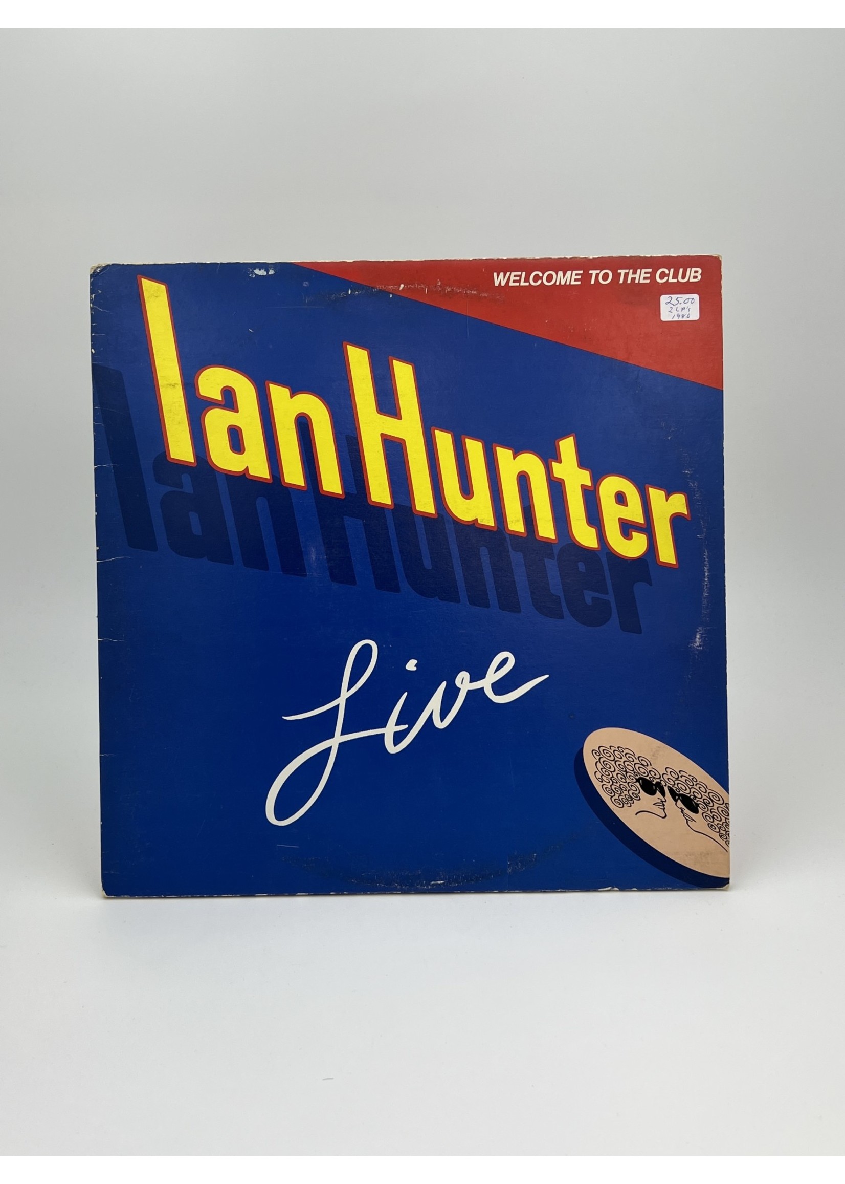 LP Ian Hunter Live Welcome to The Club LP Record