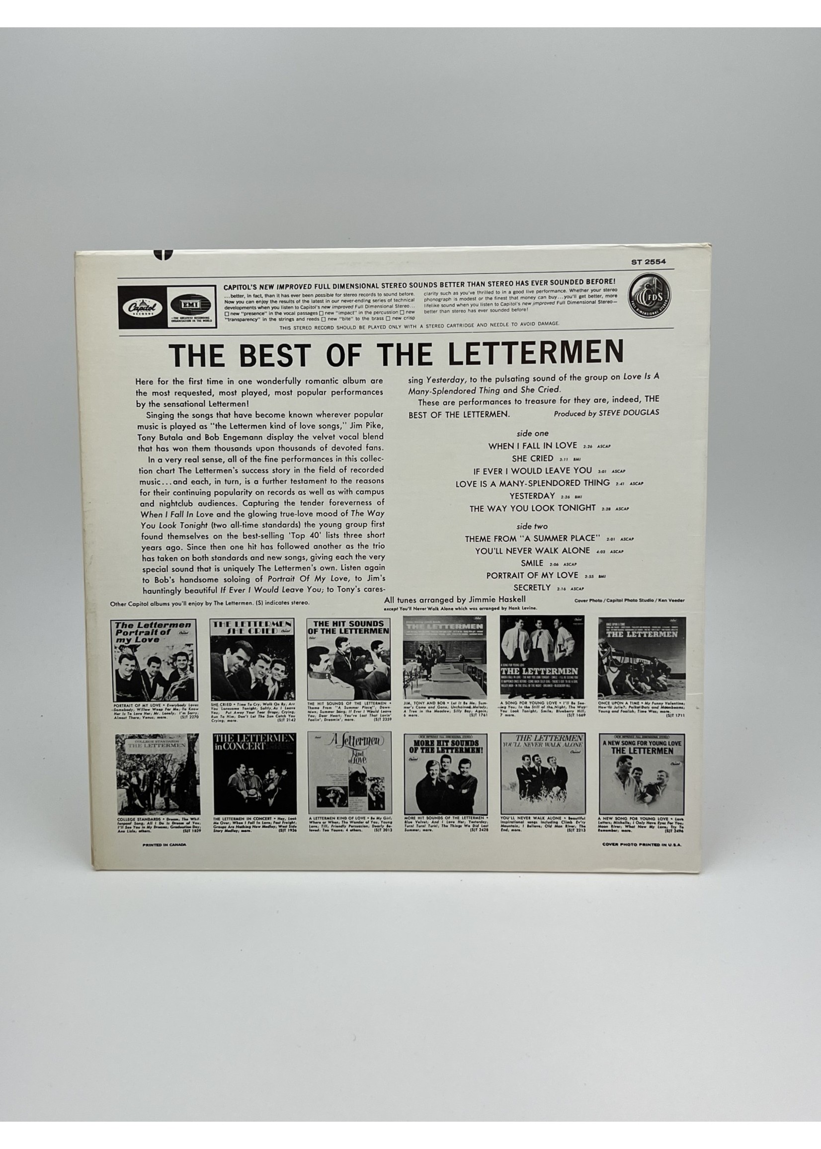 LP The Best Of The Lettermen LP Record