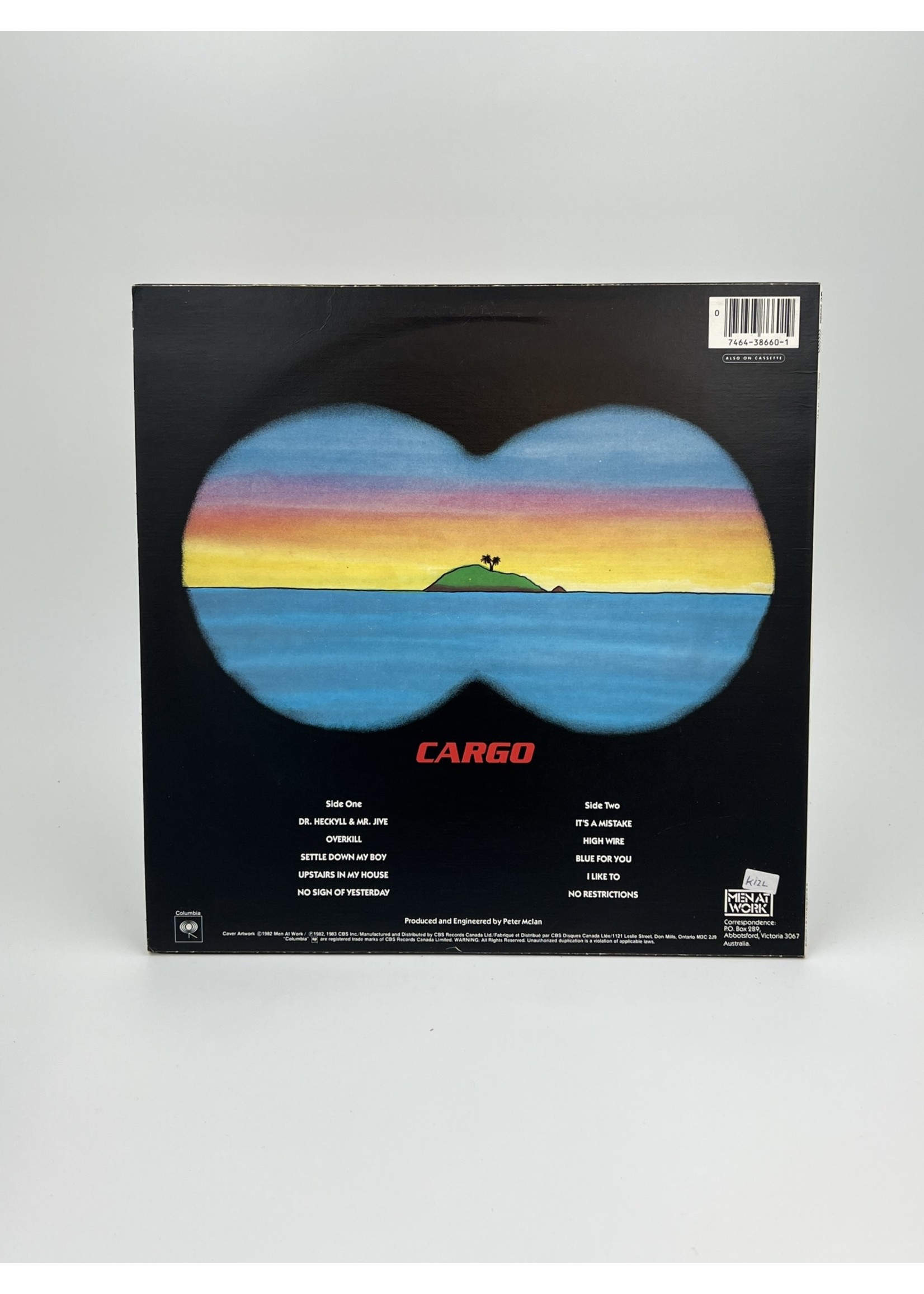 LP Men At Work Cargo LP Record