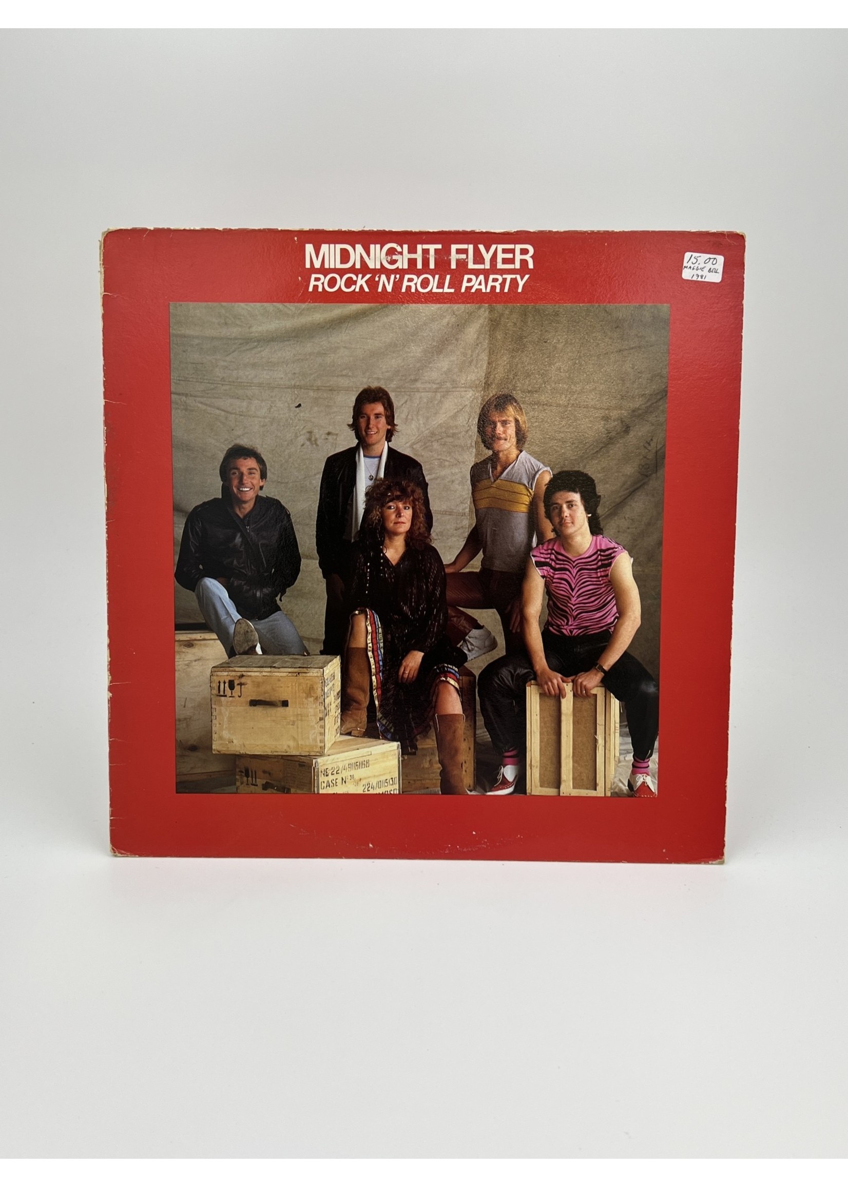 LP Midnight Flyer Rock N Roll Party LP Record