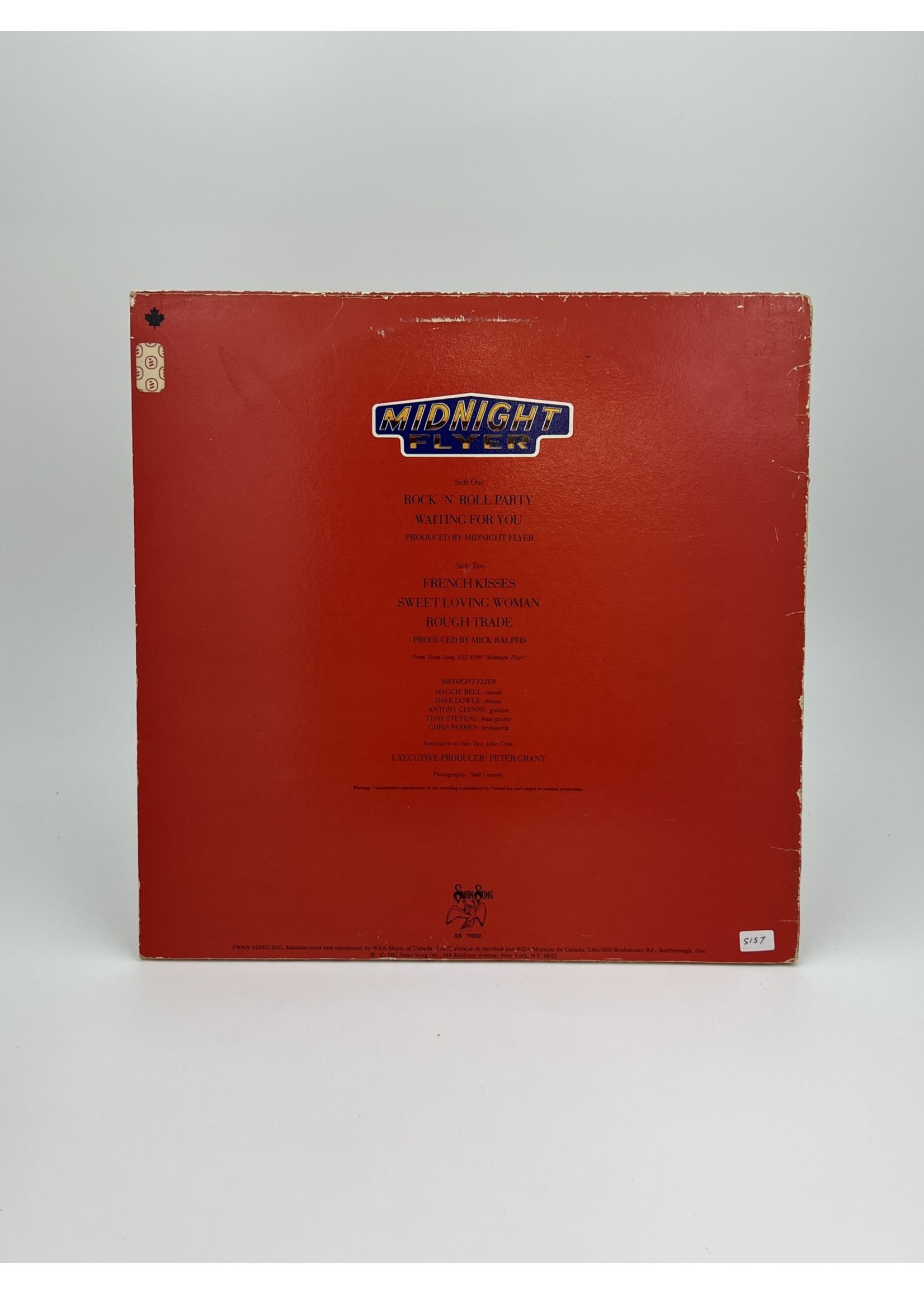 LP Midnight Flyer Rock N Roll Party LP Record