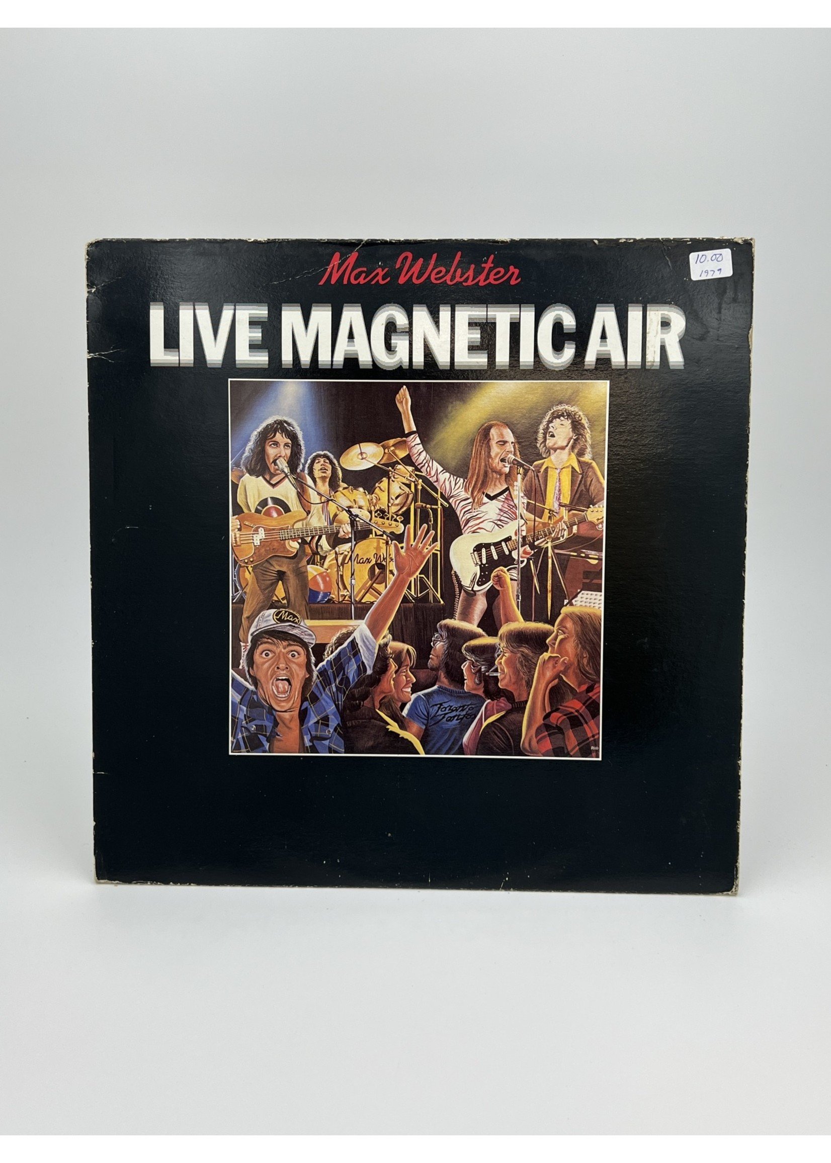 LP Max Webster Live Magnetic Air var2 LP Record