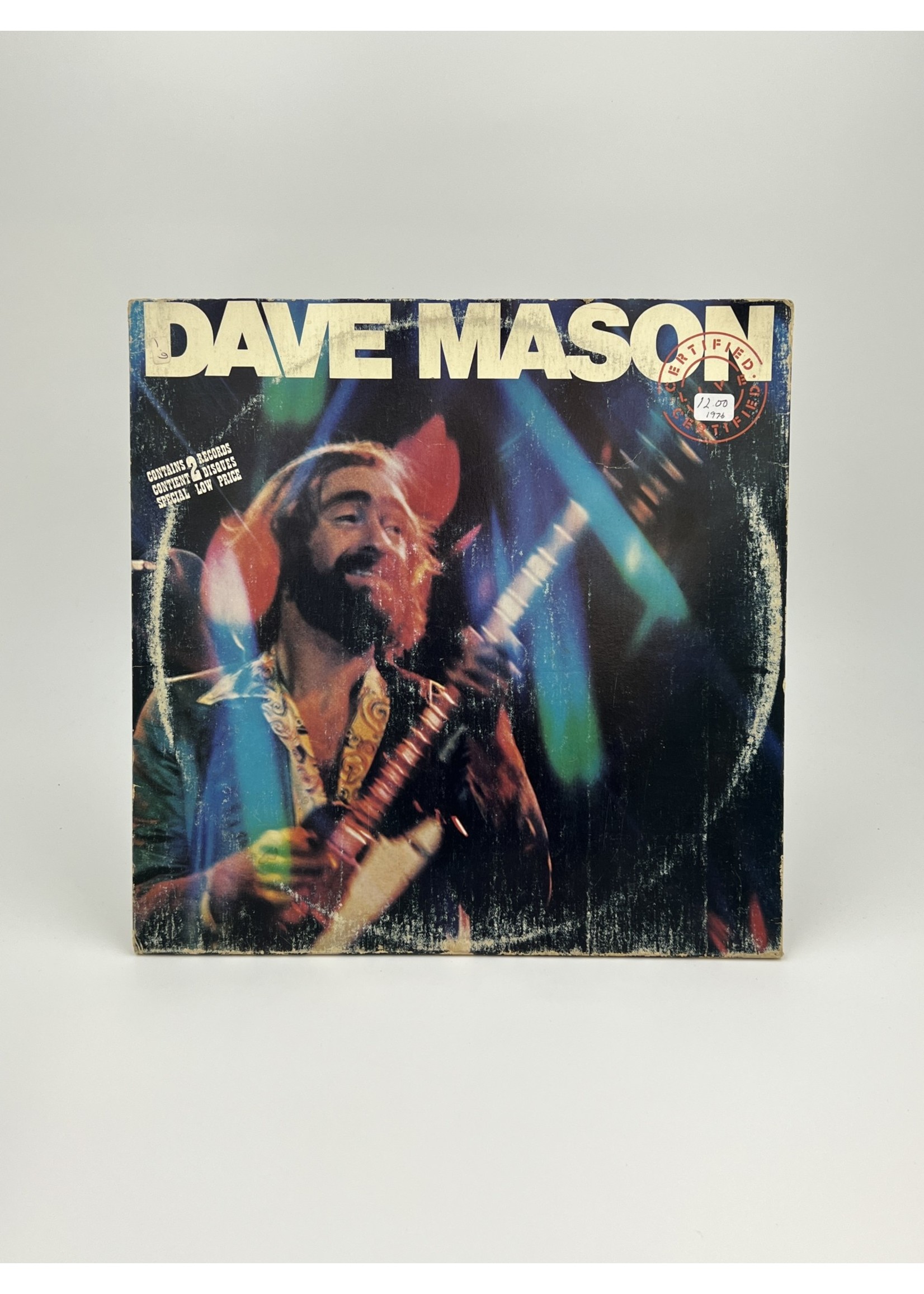 LP Dave Mason Certified Live LP 2 Record