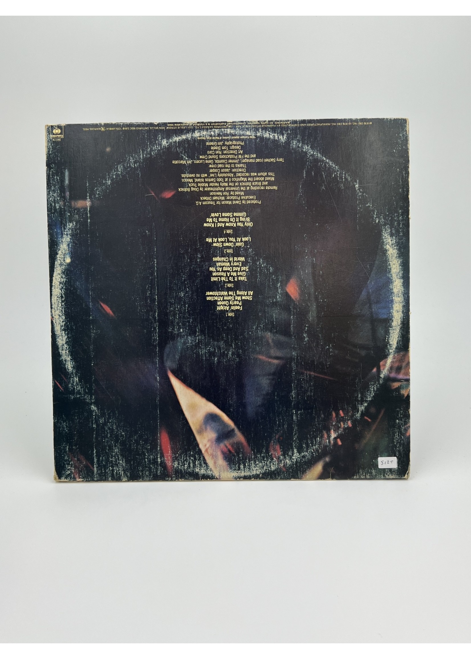 LP Dave Mason Certified Live LP 2 Record