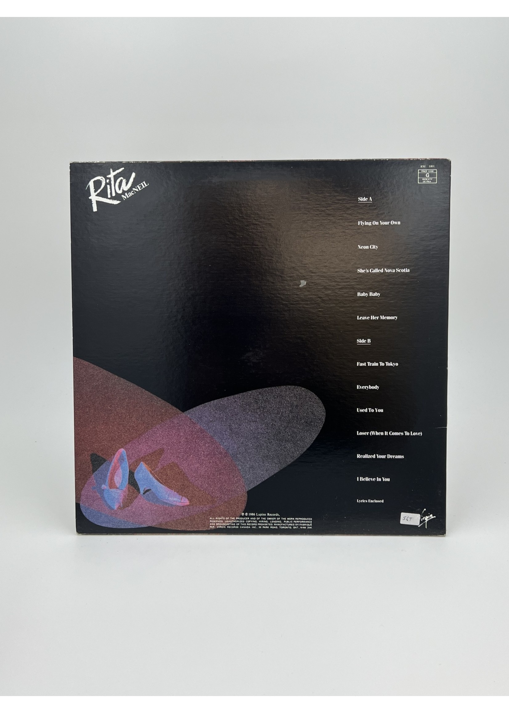 LP Rita Macneil Flying On Your Own LP Record
