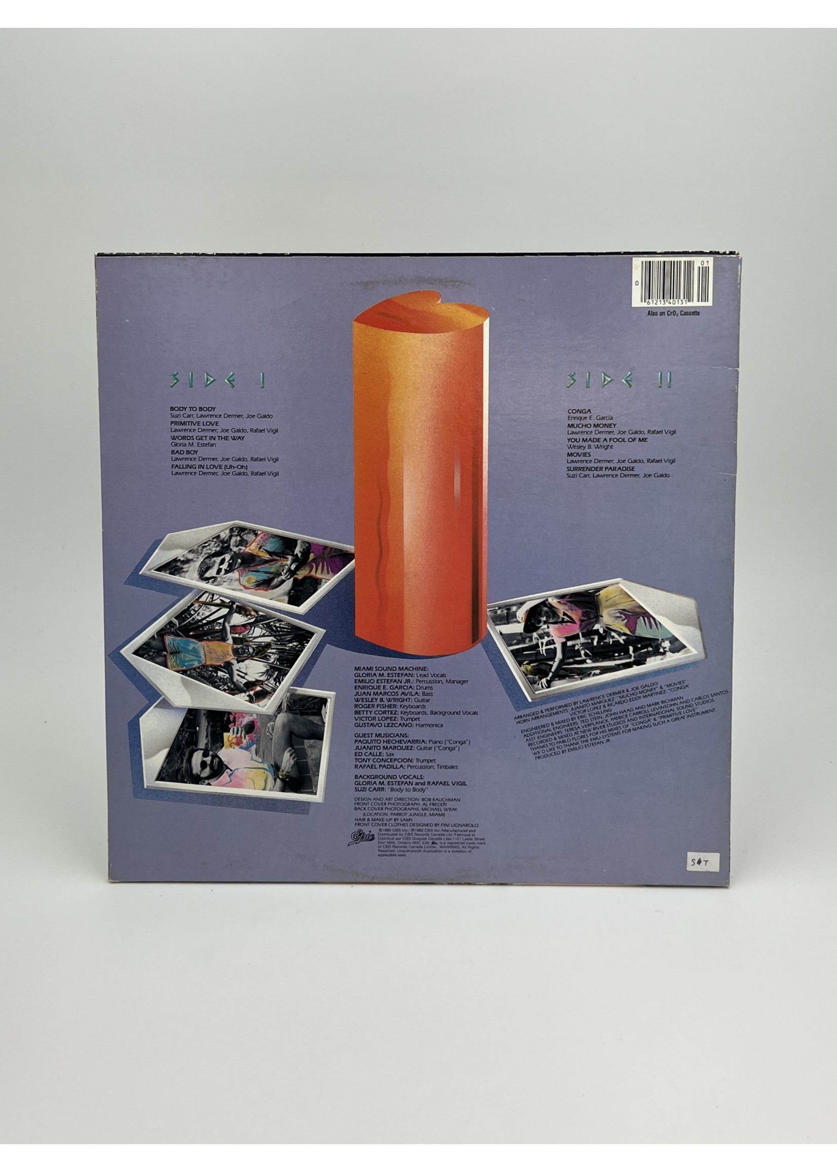 LP Miami Sound Machine Primitive Love LP Record