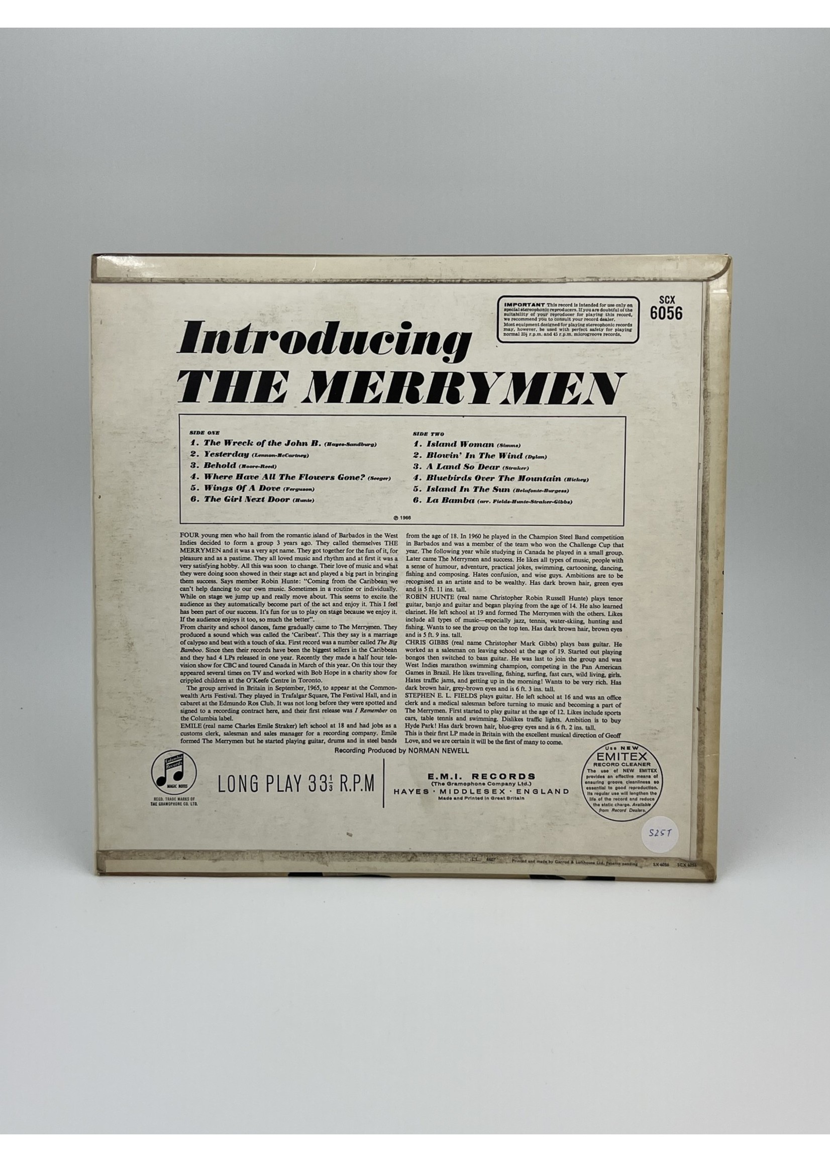 LP Introducing The Merrymen var2 LP Record
