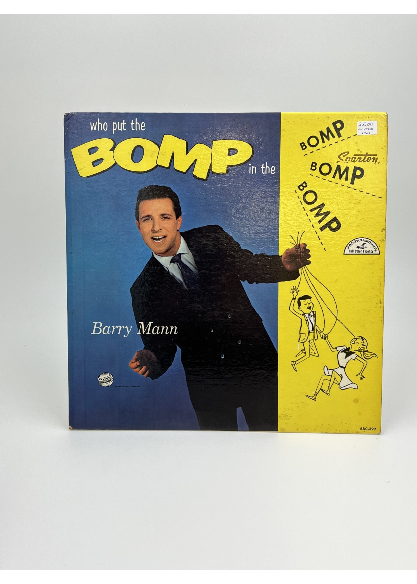 LP Barry Mann Who Put The Bomp in the Bomp Bomp Bomp LP Record