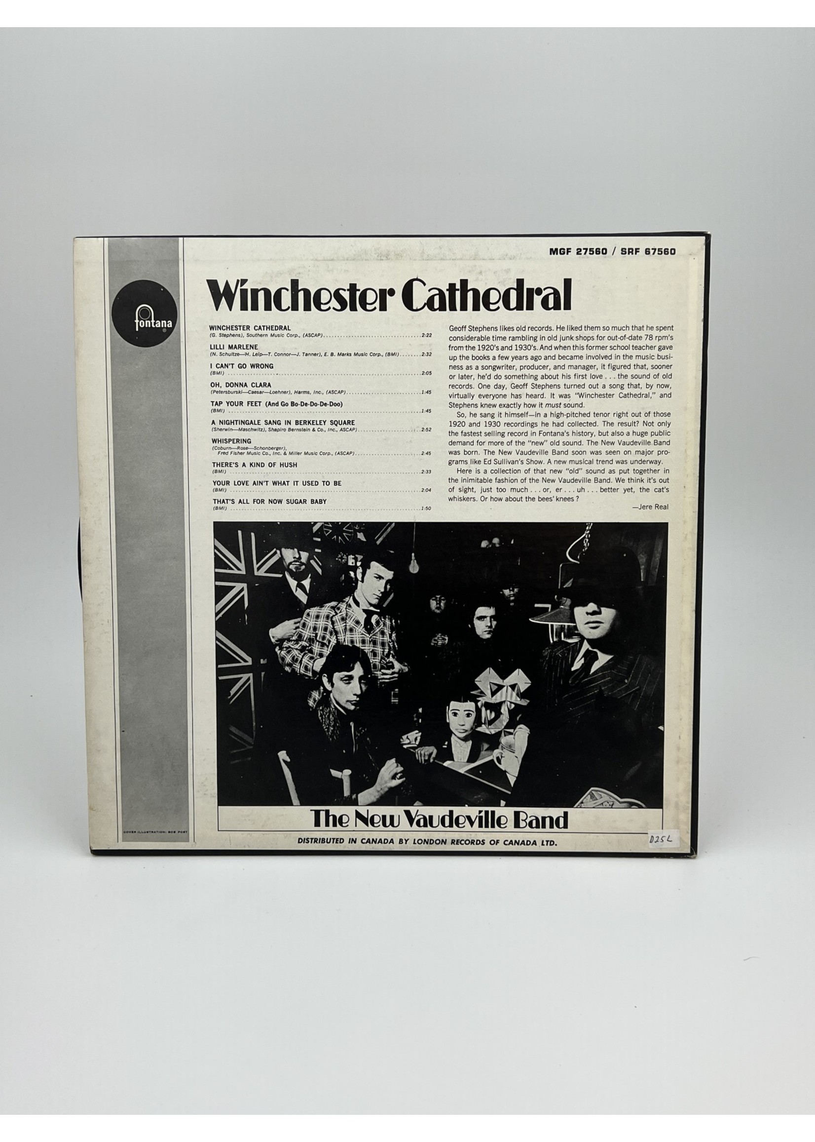 LP The New Vaudeville Band Winchester Cathedral LP Record