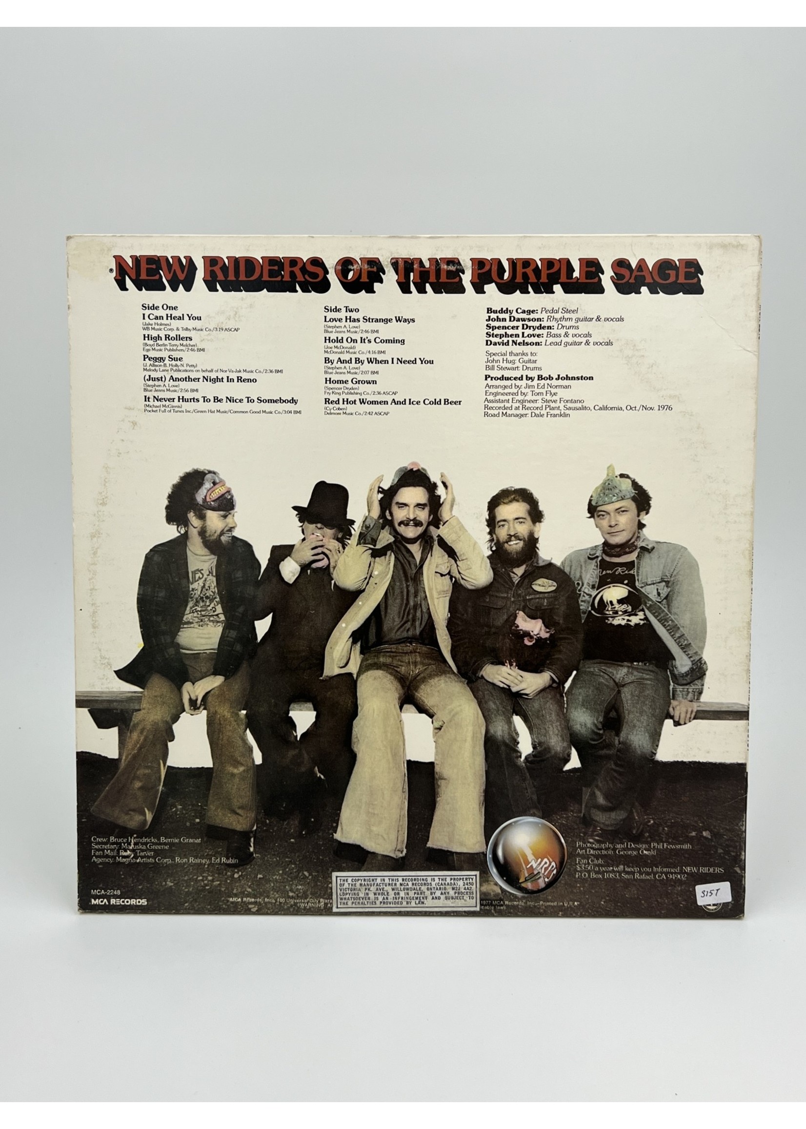 LP New Riders Of The Purple Sage Who Are Those Guys LP Record
