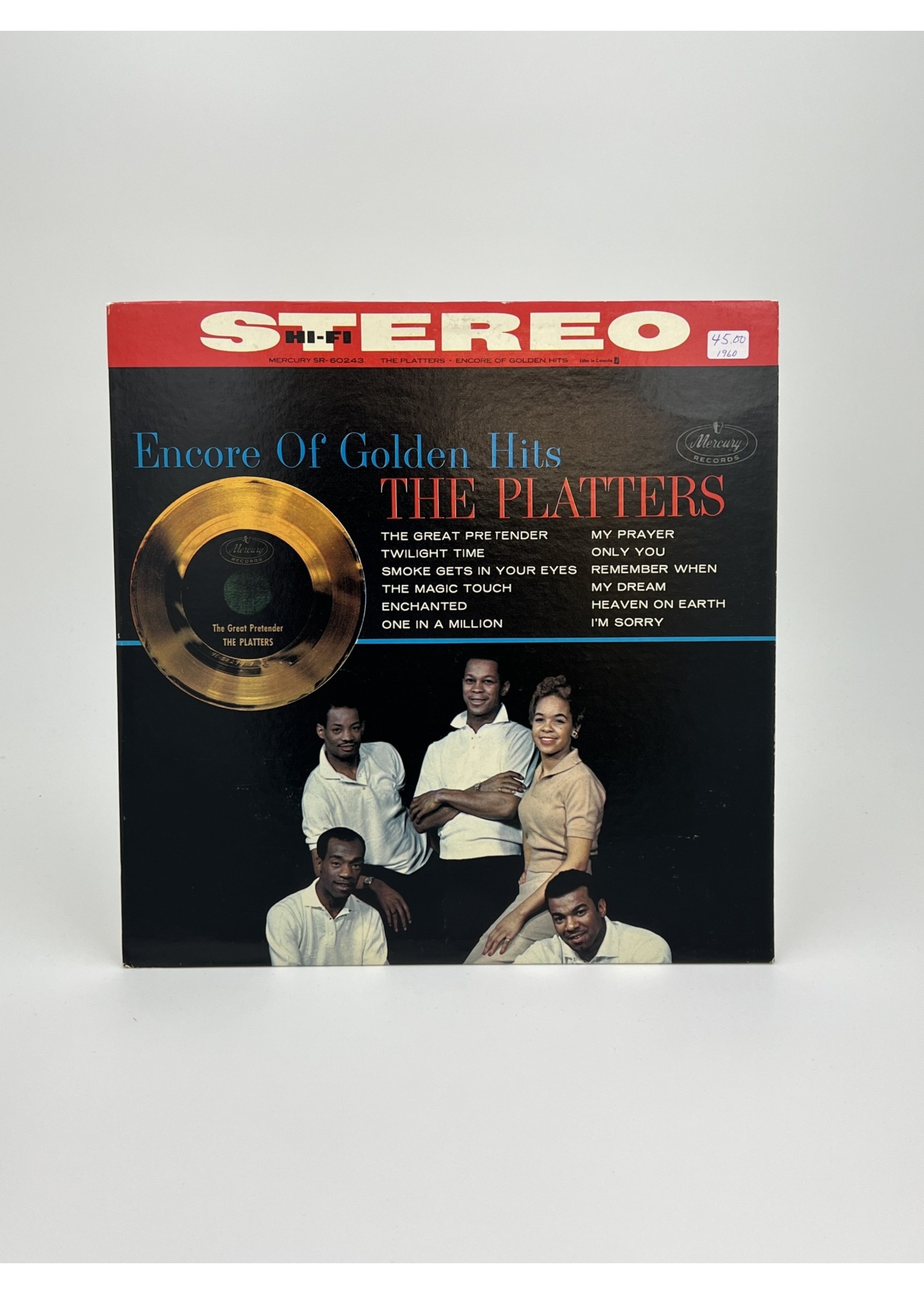 LP Encore of Golden Hits from The Platters LP Record