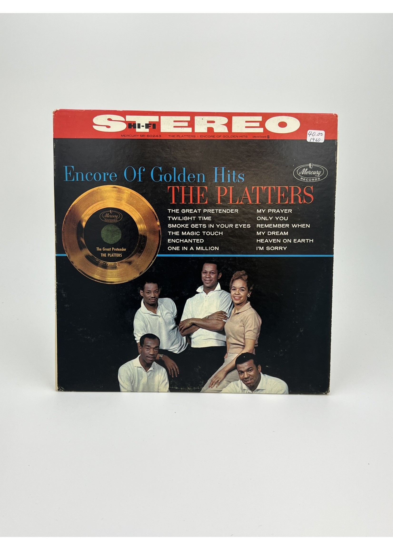 LP Encore Of Golden Hits The Platters LP Record