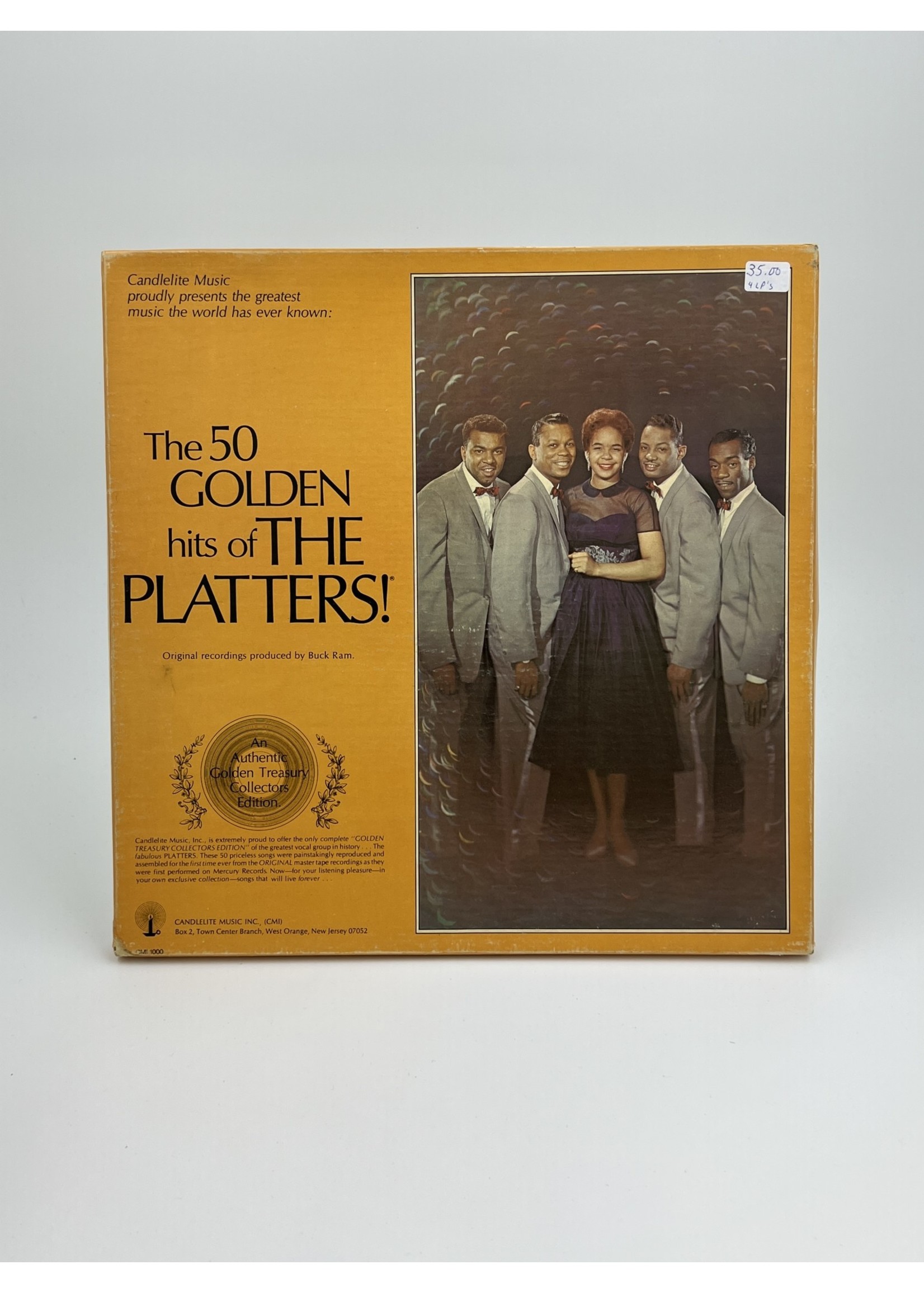 LP The 50 Golden Hits of The Platters LP 4 Record