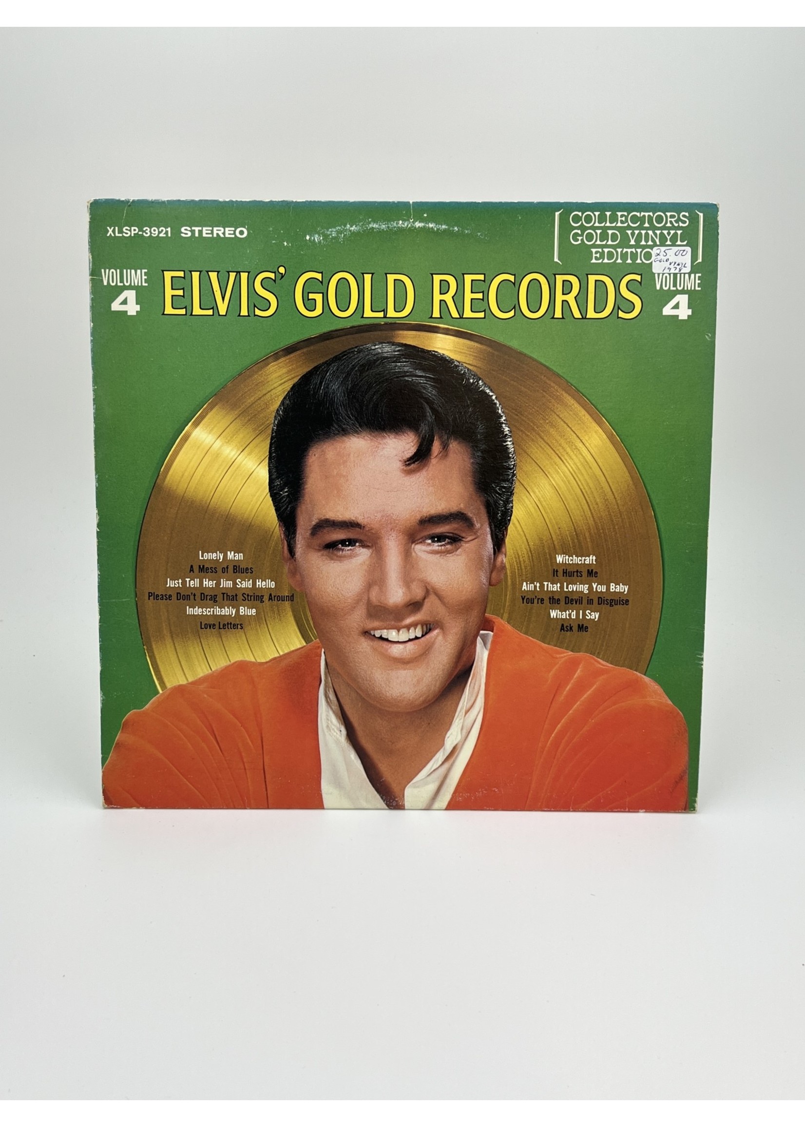 LP Elvis Presley Gold Records Volume 4 Gold Vinyl LP Record