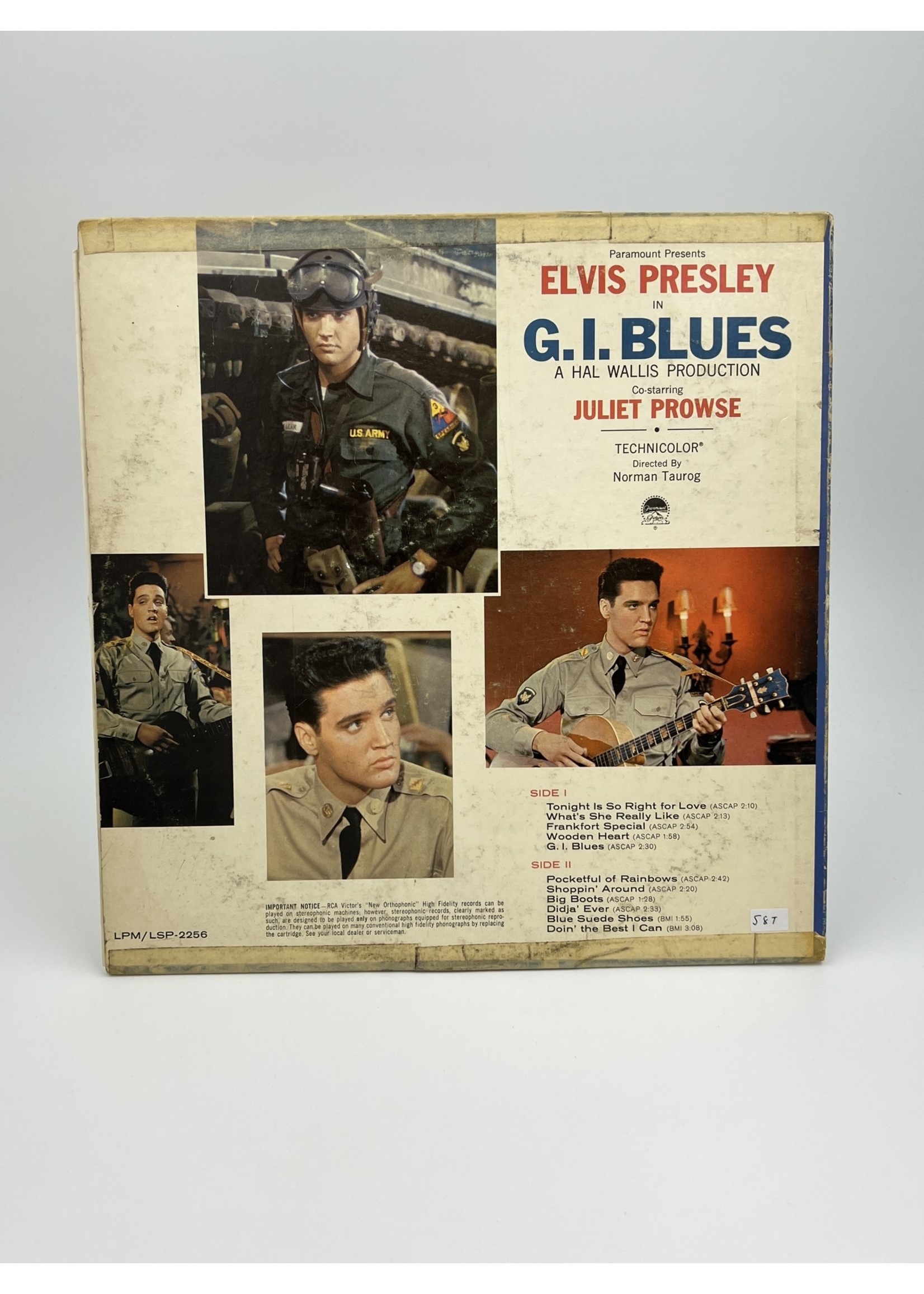 LP Elvis Presley in GI Blues LP Record