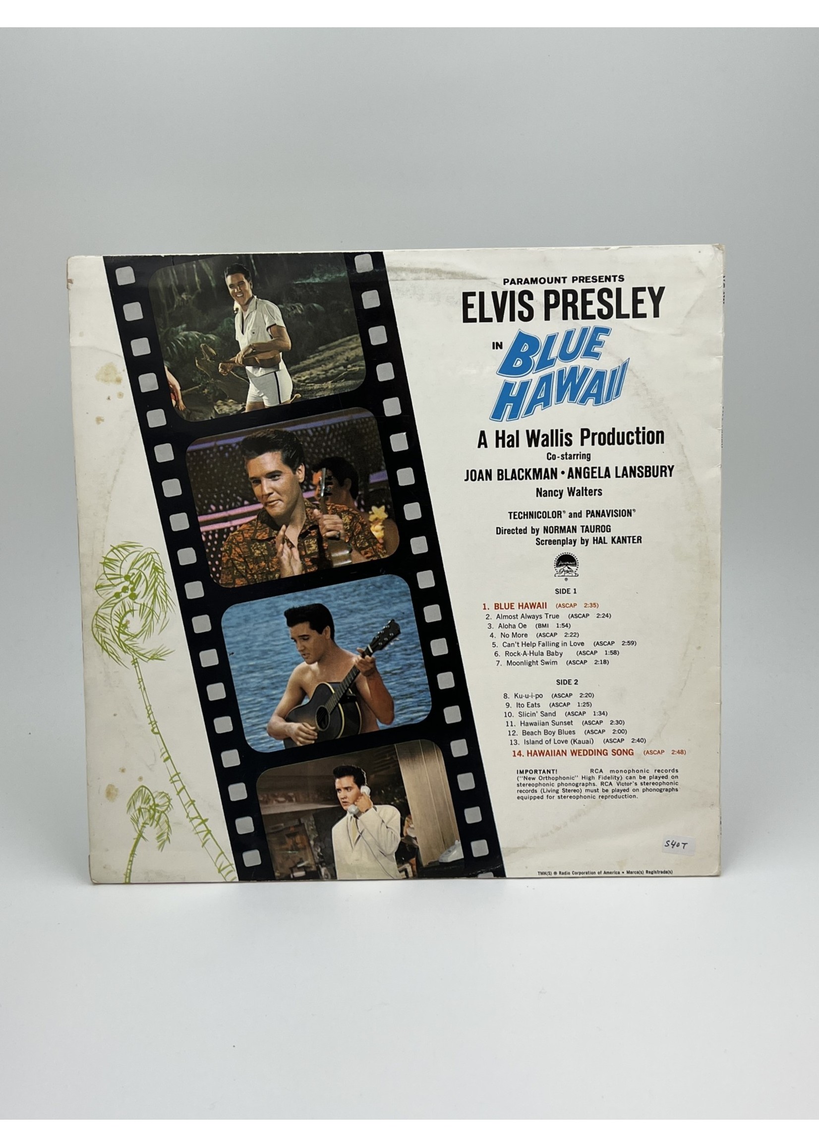 LP Elvis Presley Blue Hawaii var2 LP Record