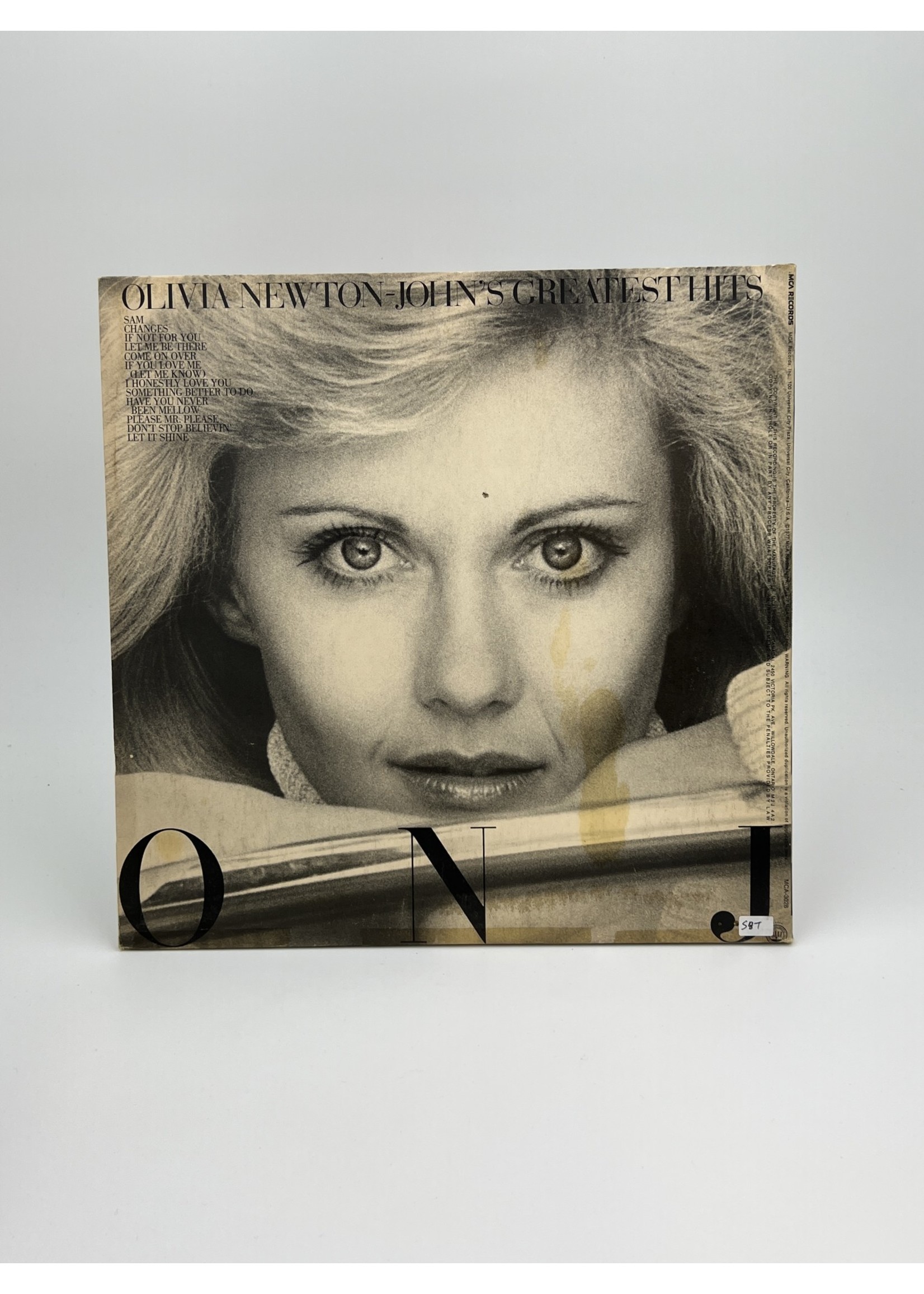 LP Olivia Newton John Greatest Hits LP Record