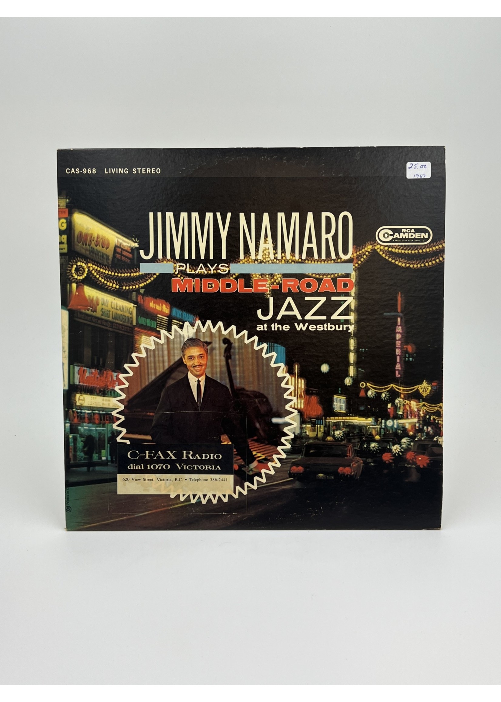 LP Jimmy Namaro Plays Middle Road Jazz at the Westbury LP Record