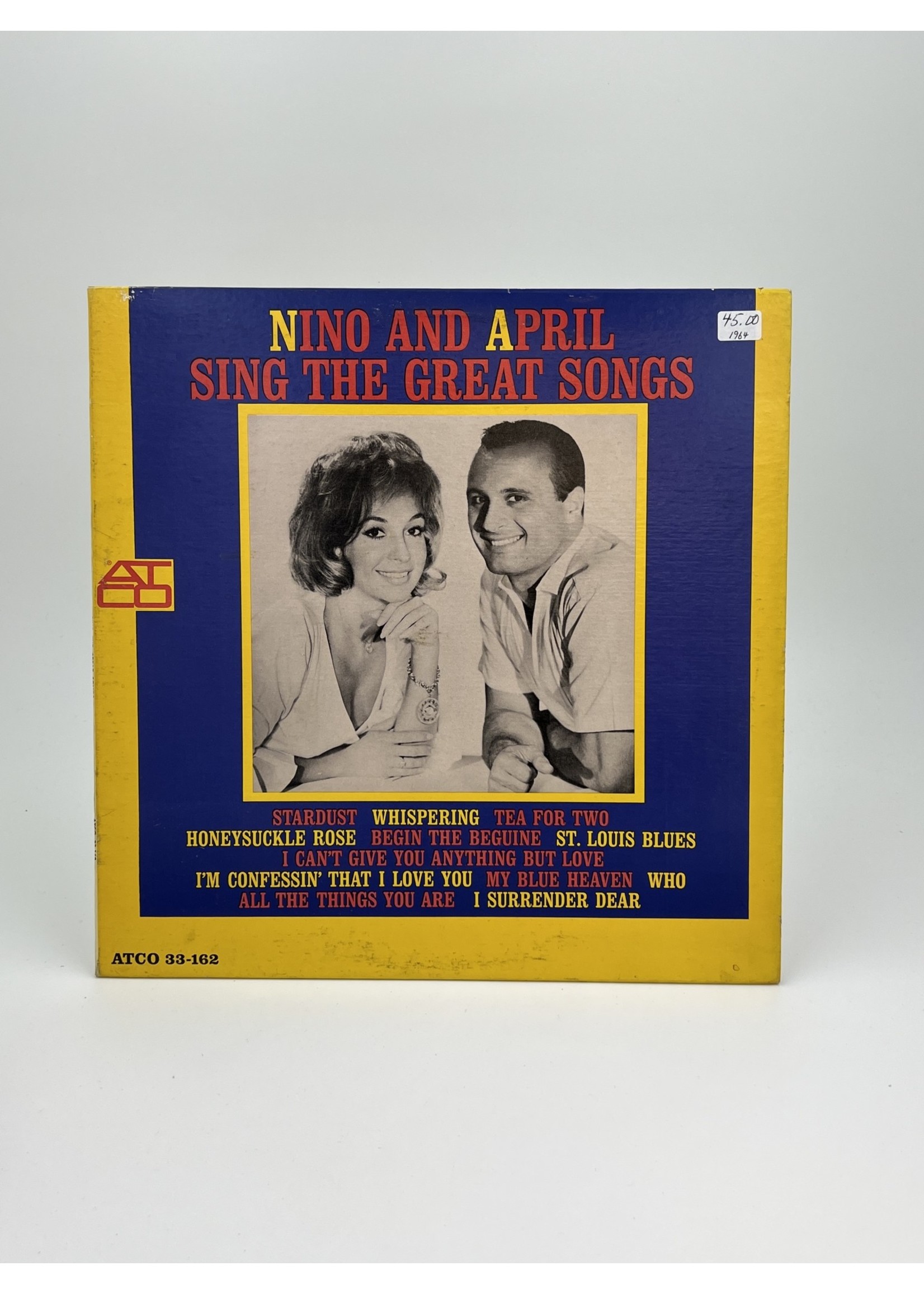 LP Nino and April Sing The Great Songs LP Record