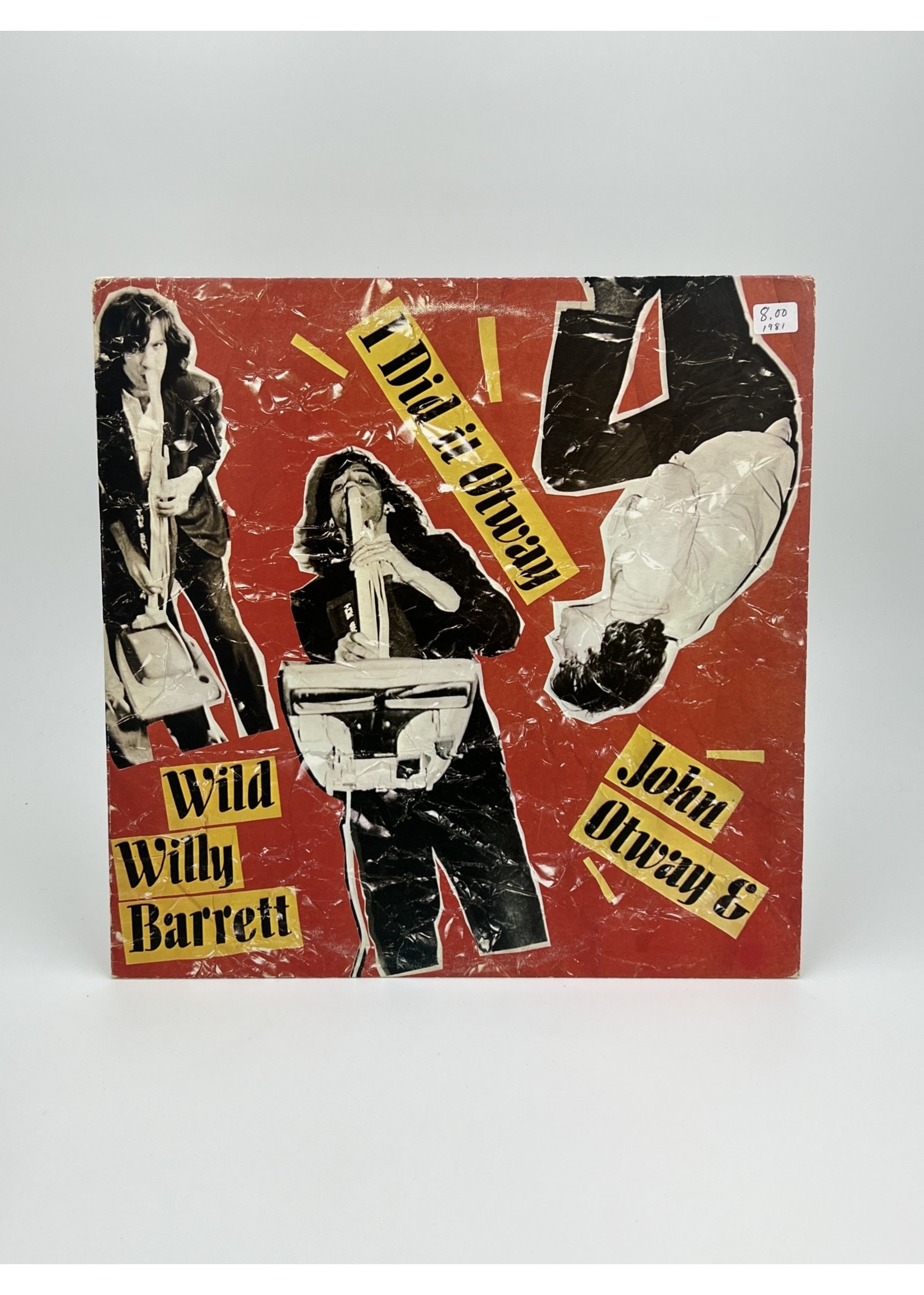 LP John Otway and Wild Willy Barrett I Did It Otway LP Record