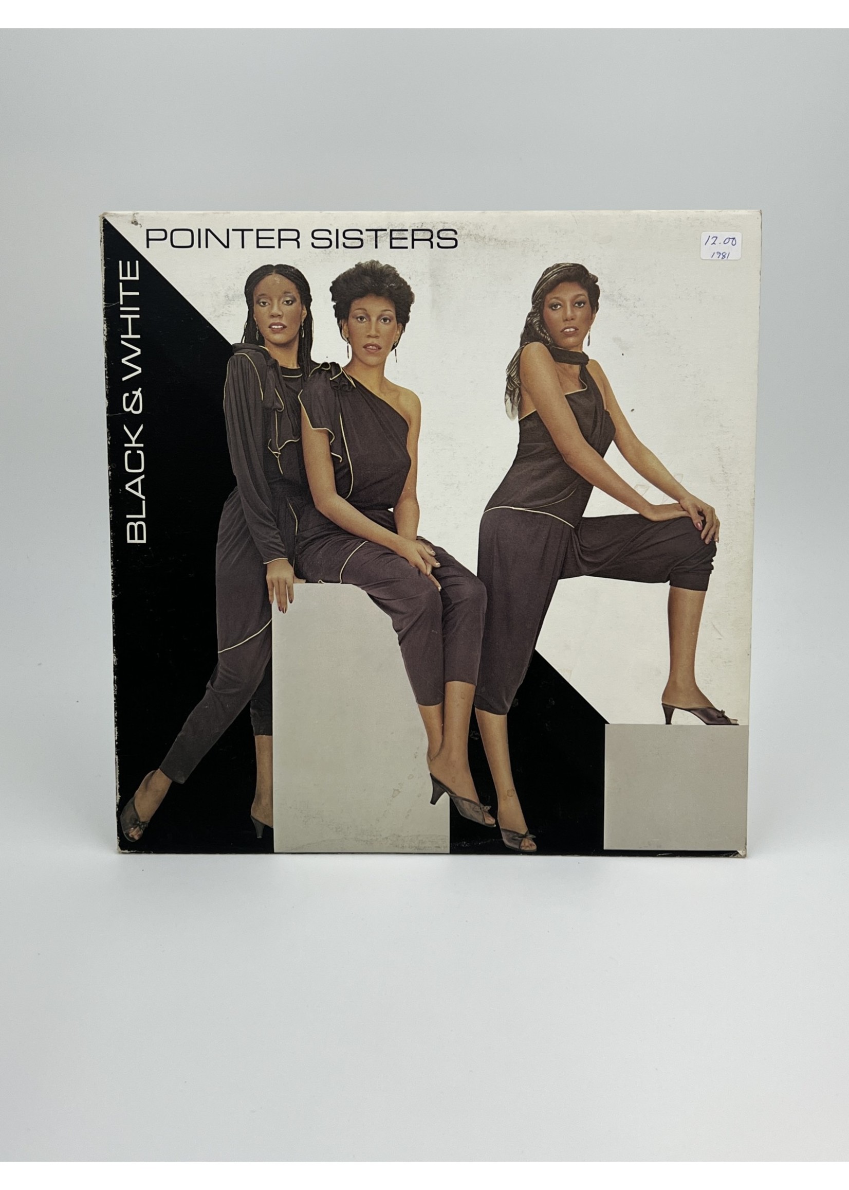 LP Pointer Sisters Black and White LP Record