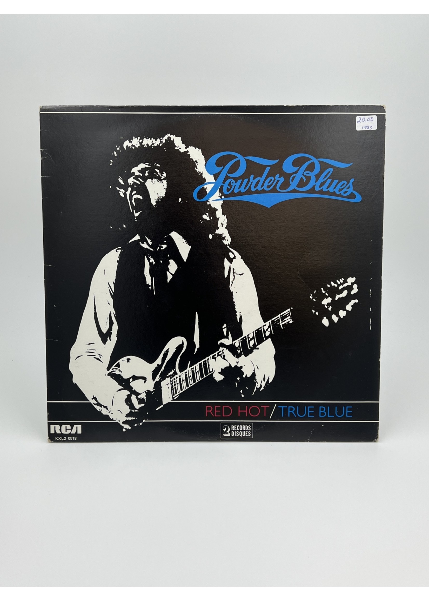 LP Powder Blues Red Hot True Blue LP 2 Record