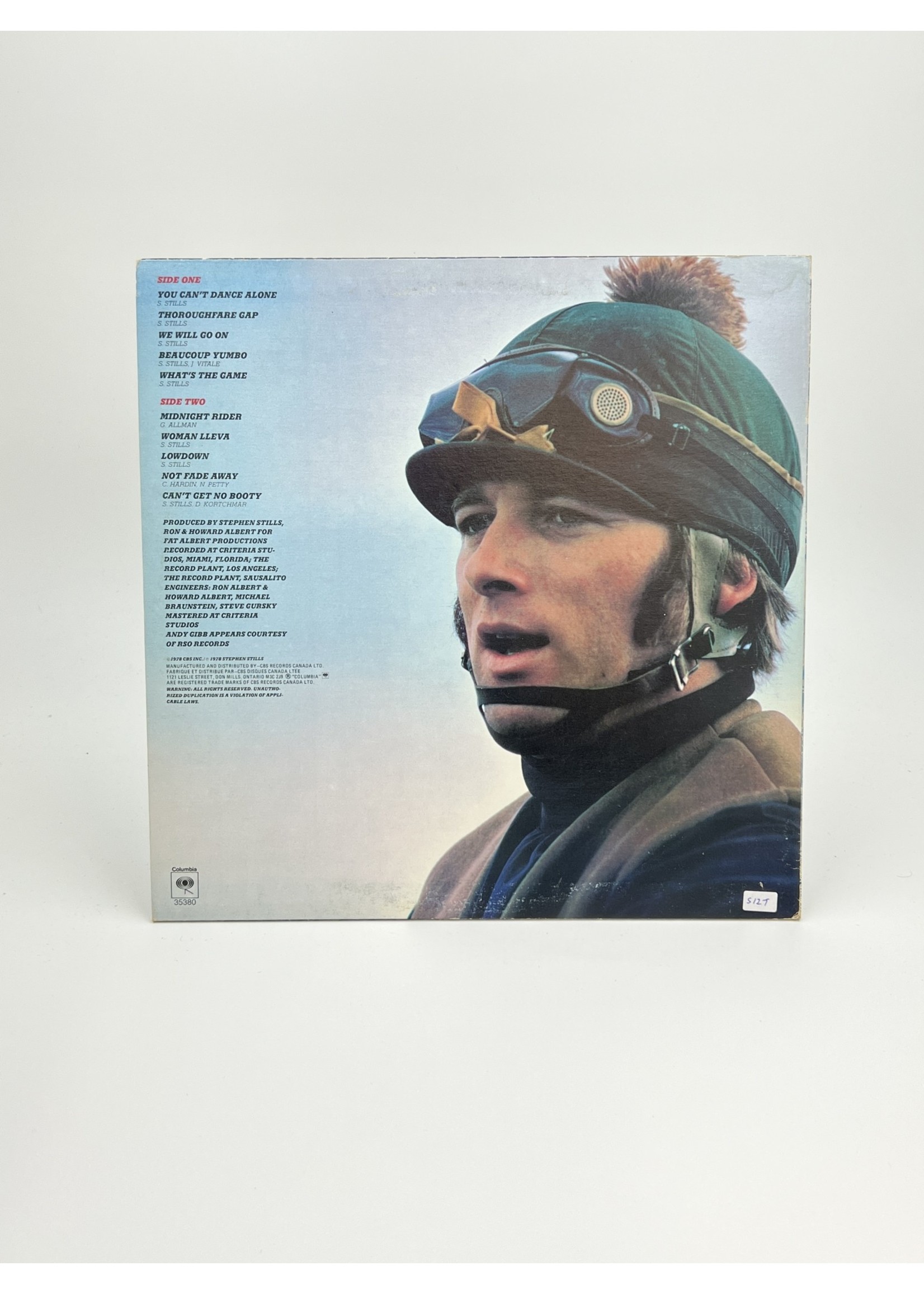 LP Stephen Stills Thoroughfare Gap LP Record