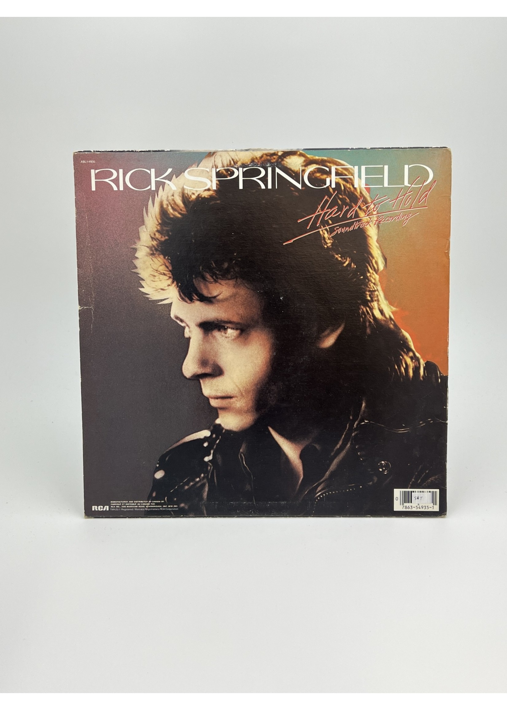 LP Rick Springfield Hard to Hold Soundtrack LP Record