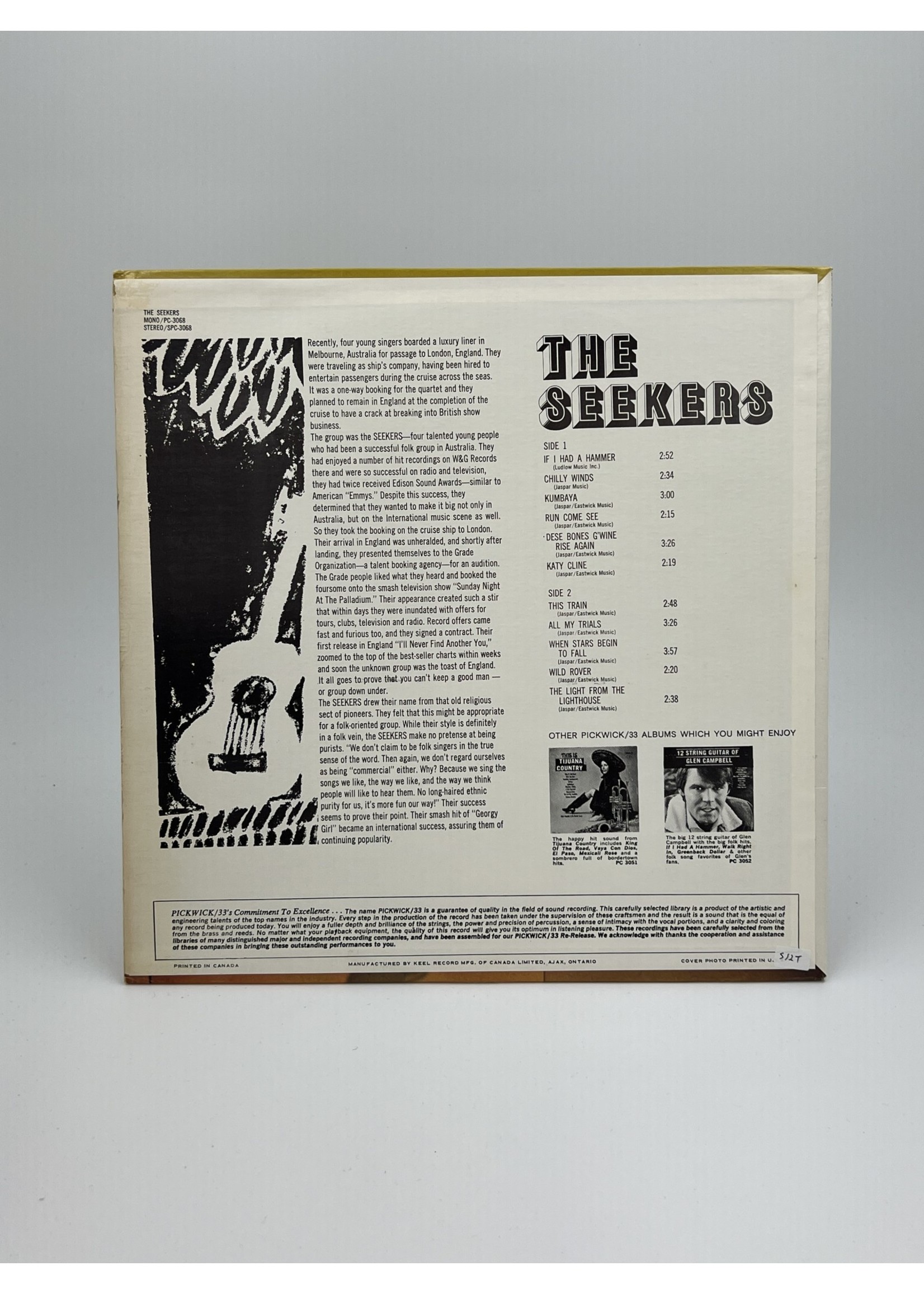 LP The Seekers LP Record