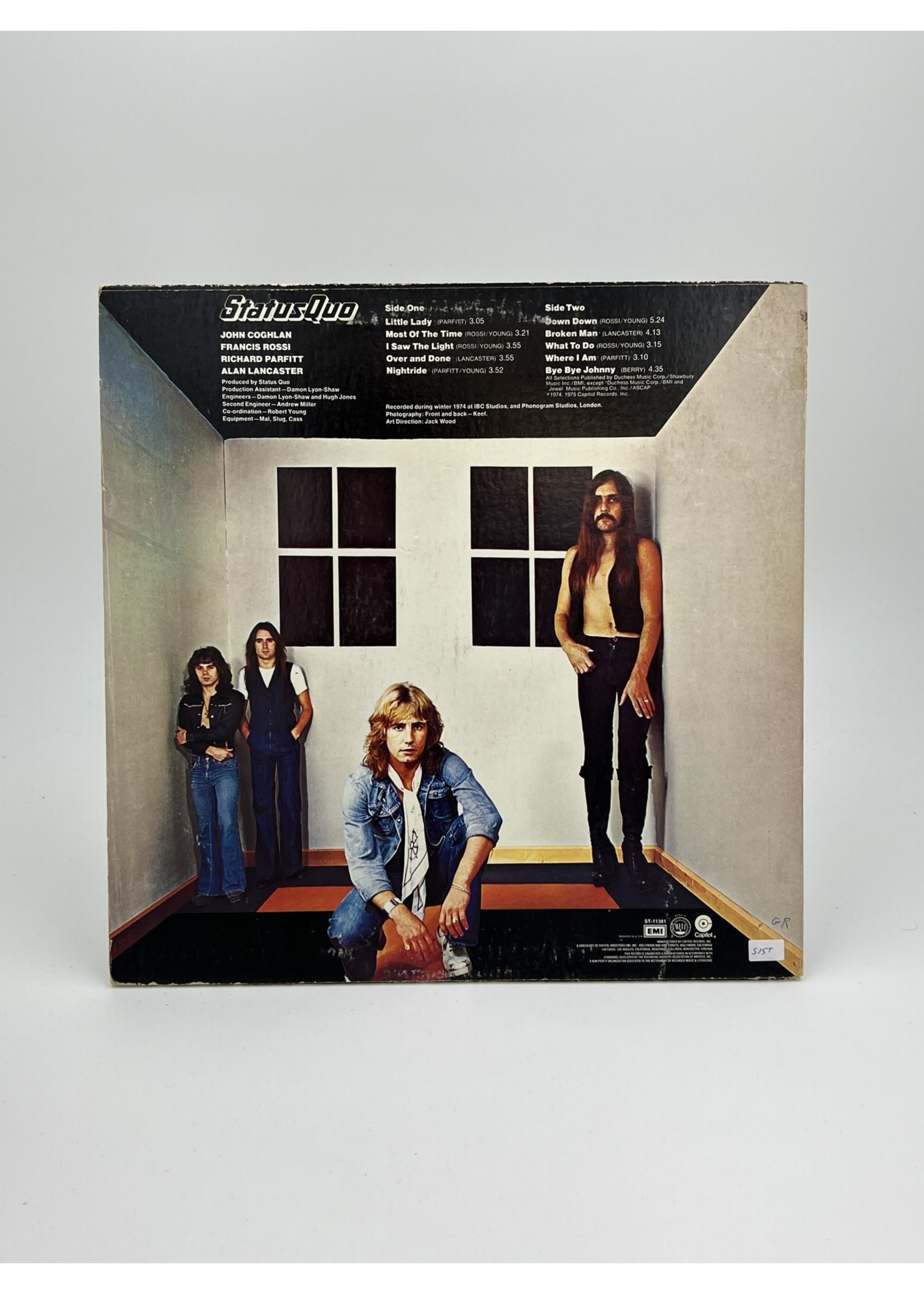 LP Status Quo On The Level LP Record