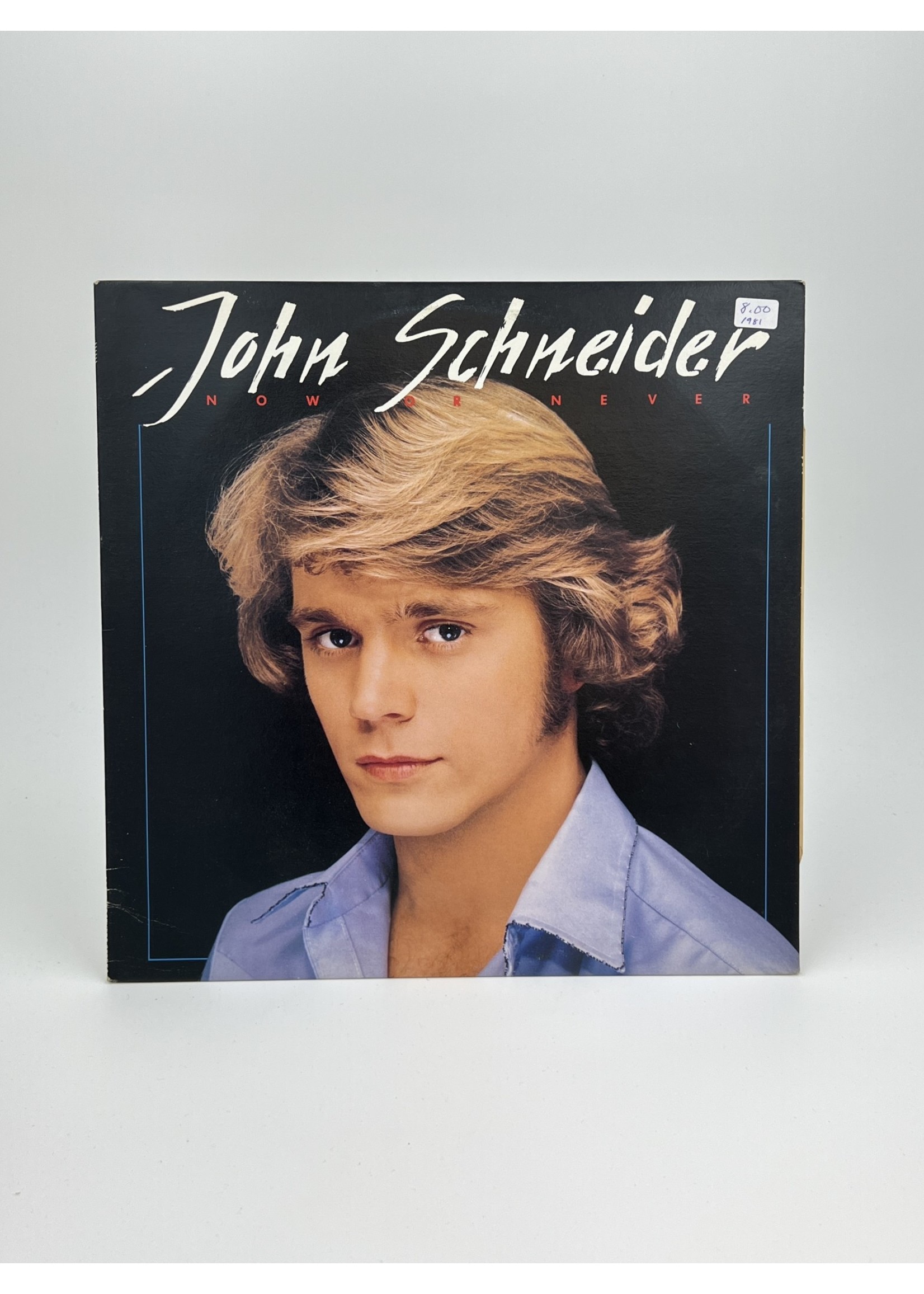 LP John Schneider Now or Never LP Record