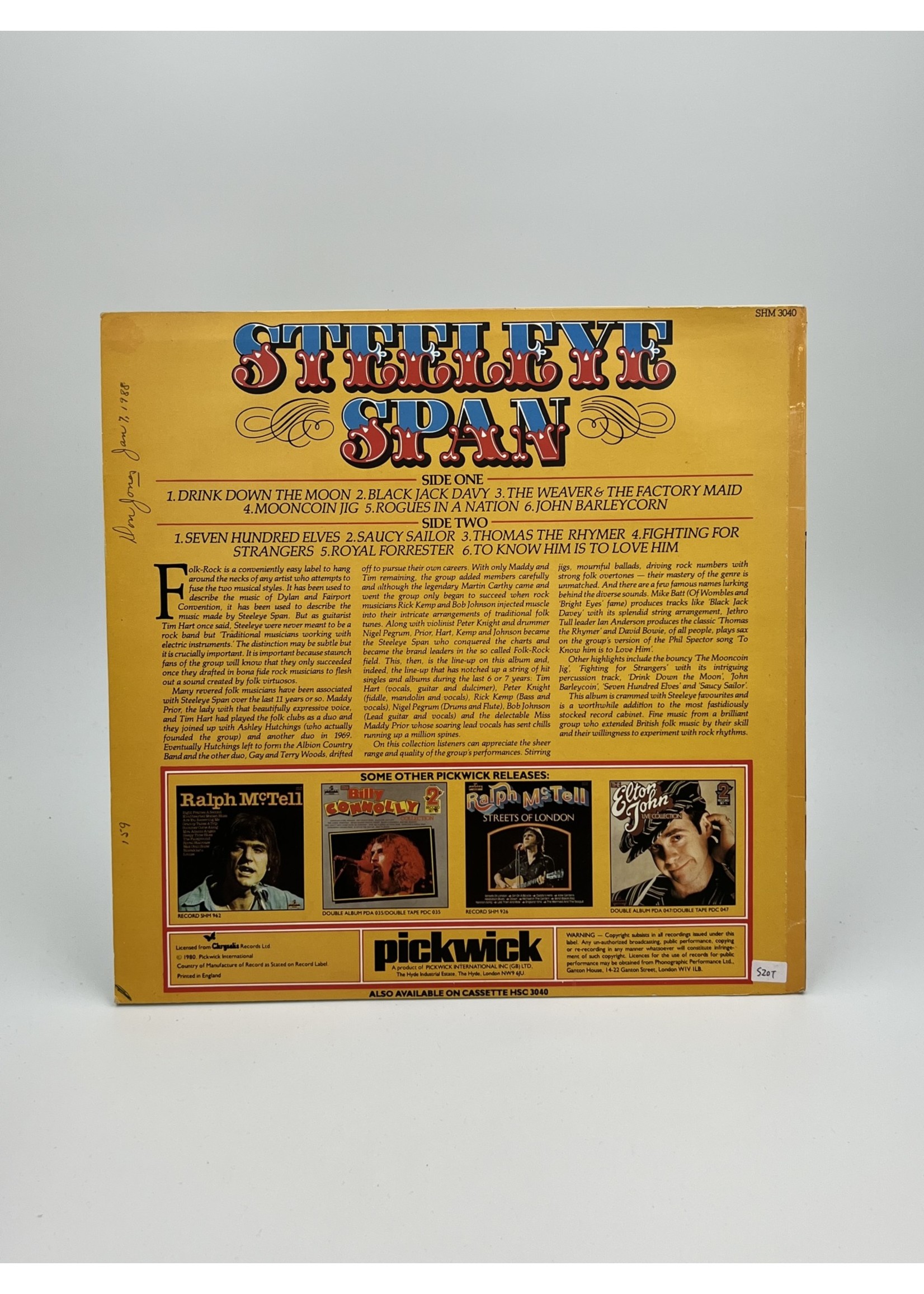 LP Steeleye Span LP Record