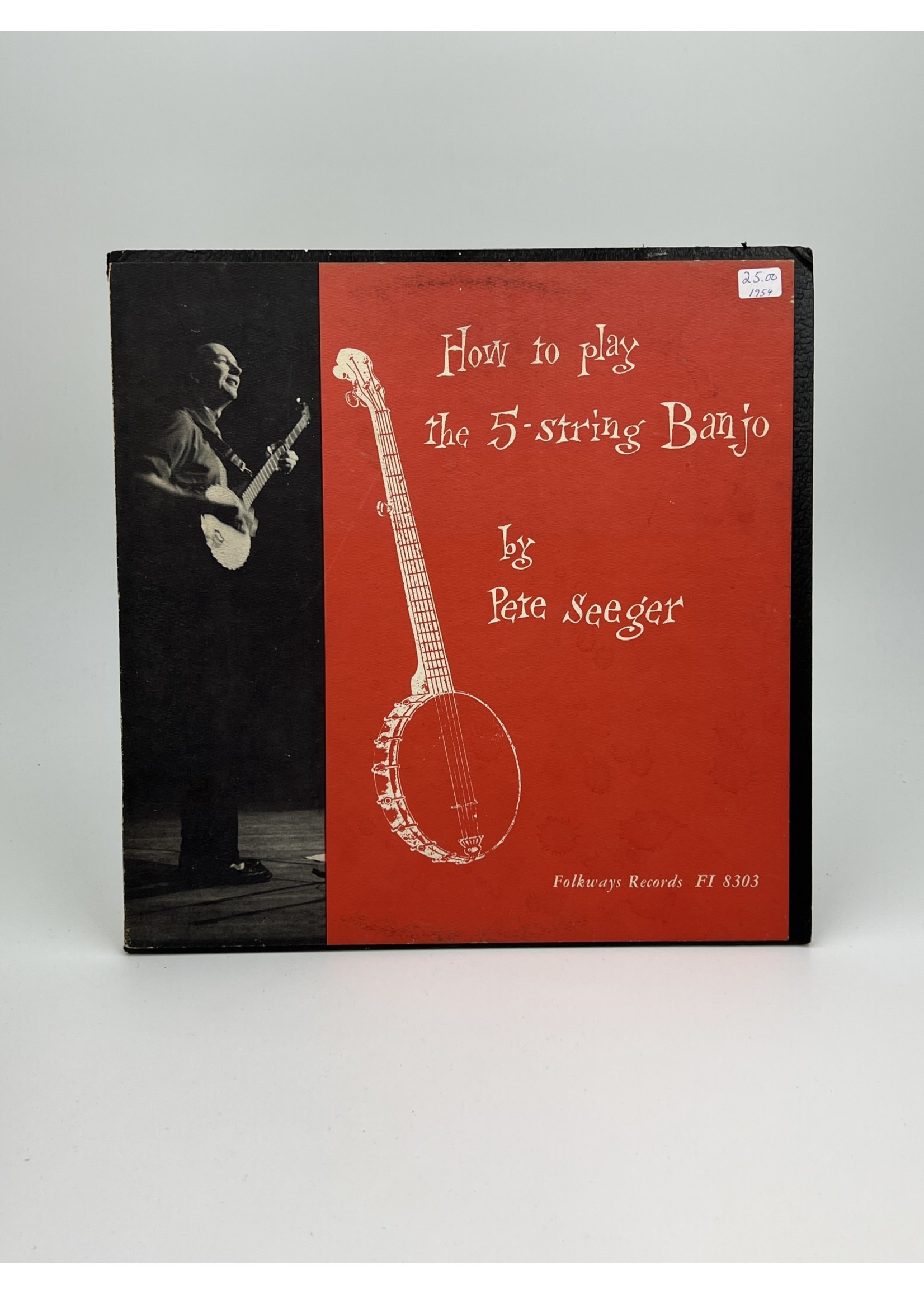 LP Pete Seeger How to Play the 5 String Banjo LP Record