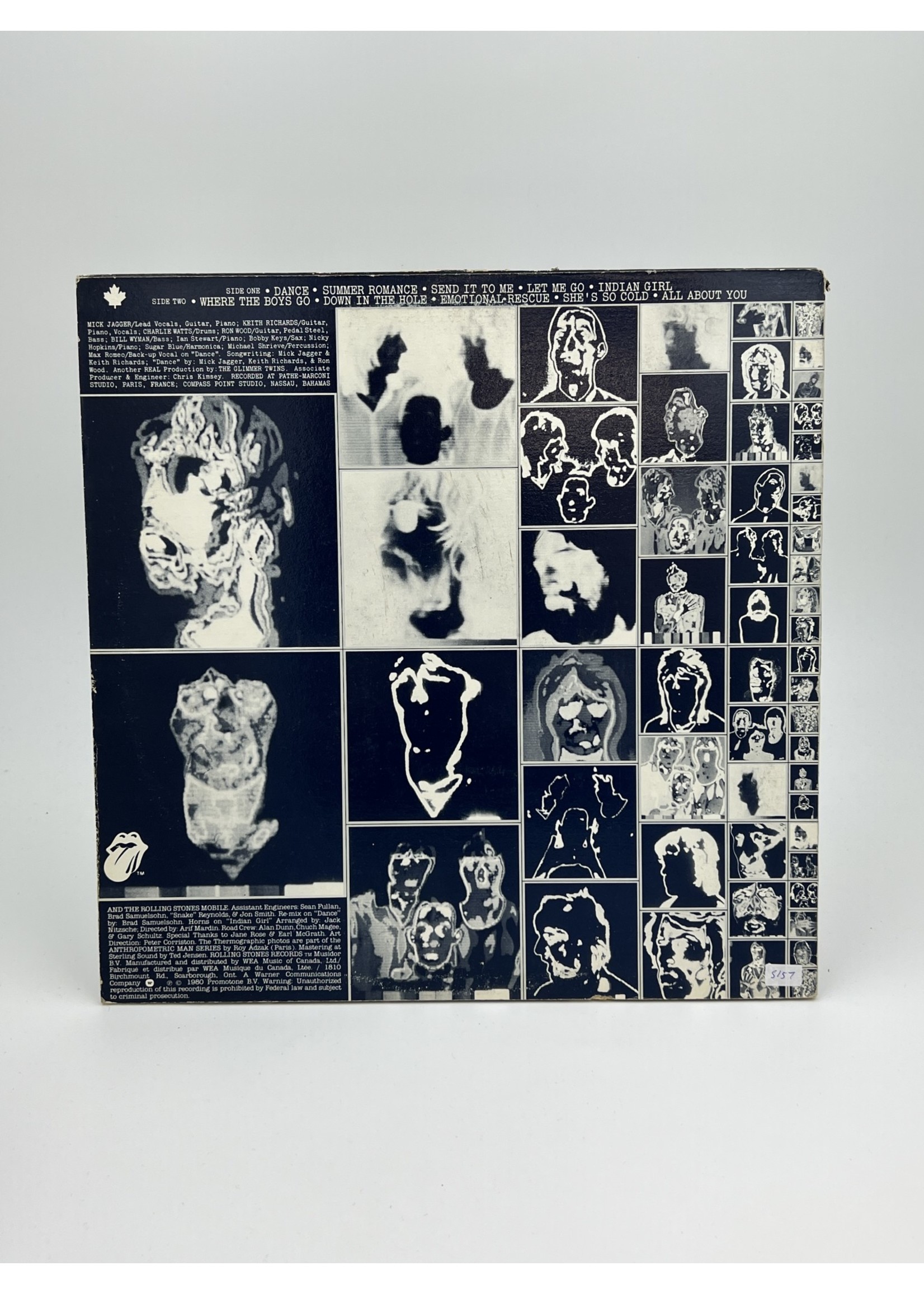 The Rolling Stones Emotional Rescue Lp Record