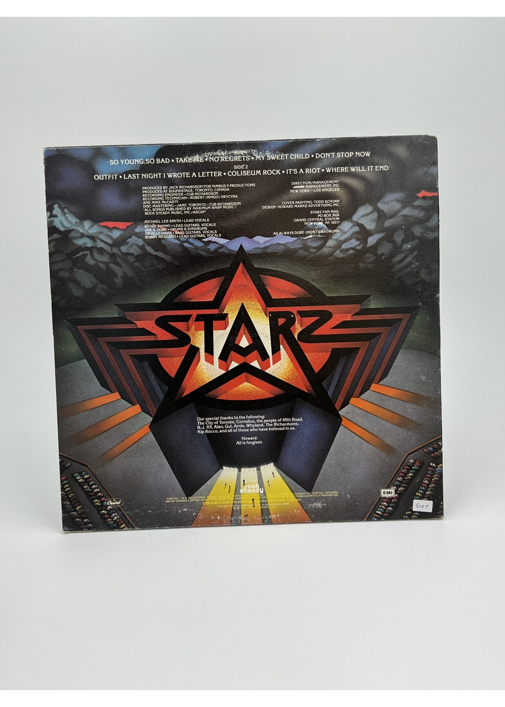 LP Starz Coliseum Rock LP Record