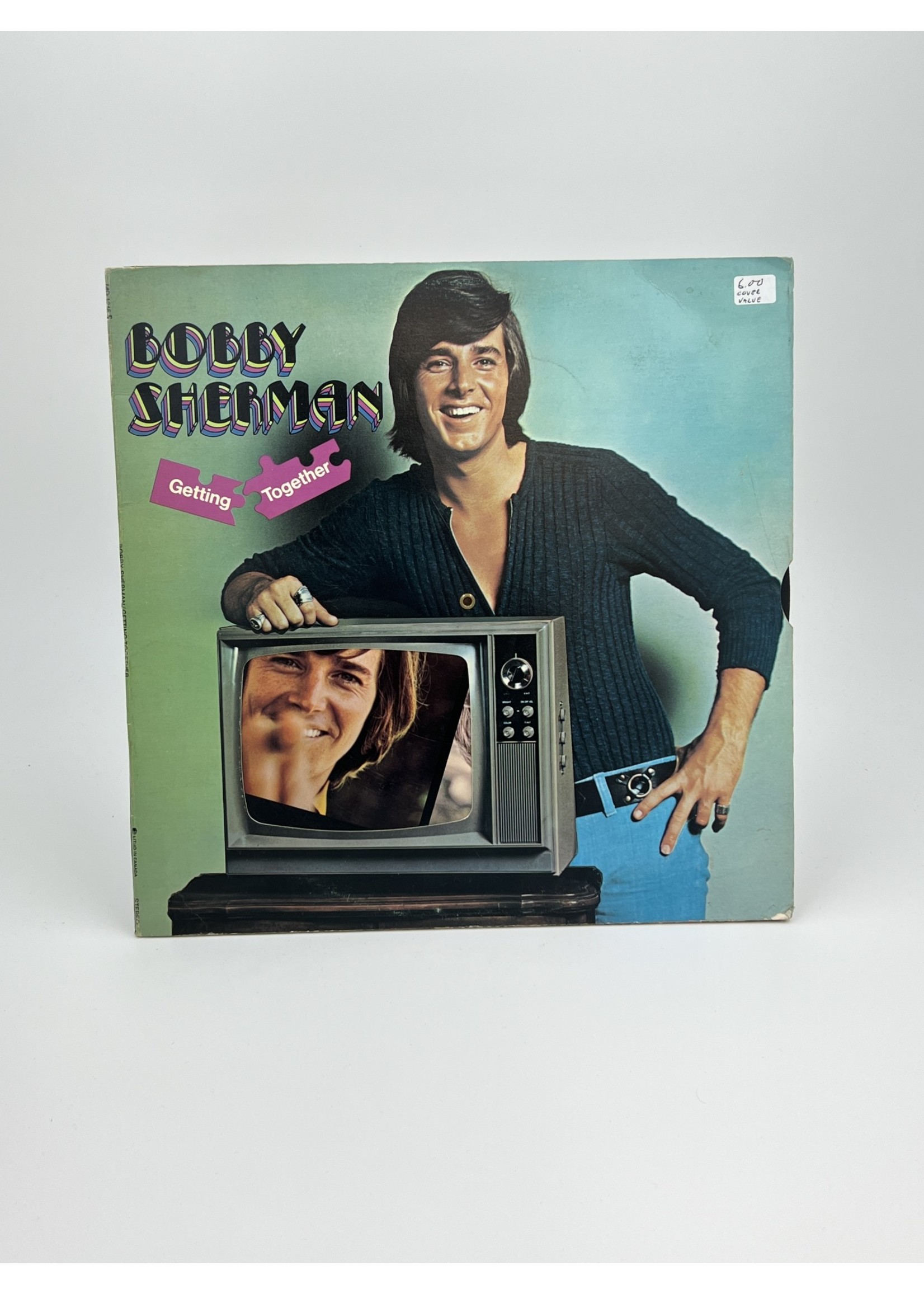 LP Bobby Sherman Getting Together cover value LP Record