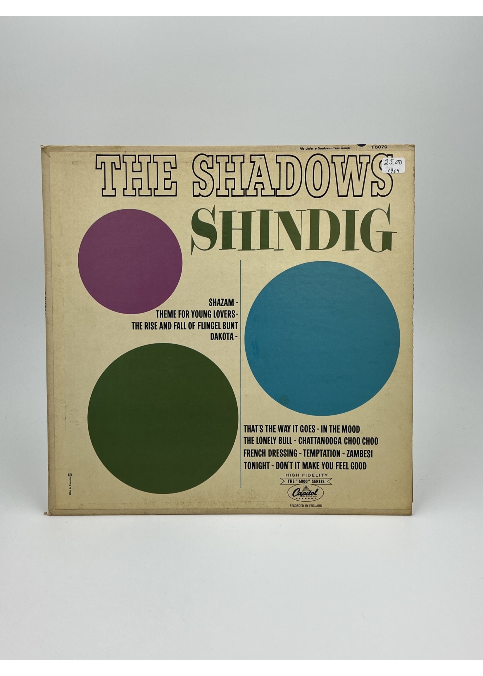 LP The Shadows Shindig LP Record