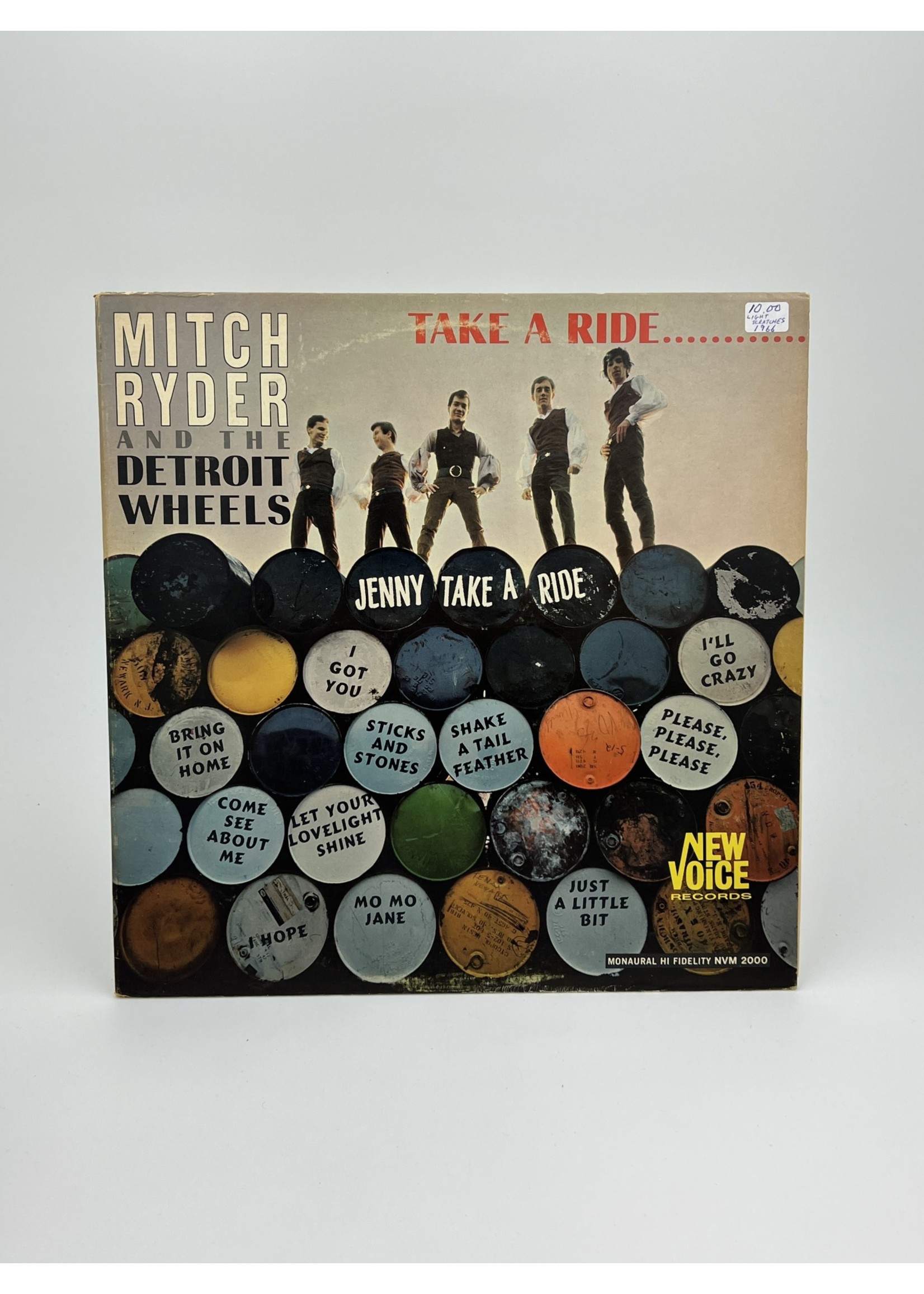 LP Mitch Ryder and The Detroit Wheels Take a Ride LP Record
