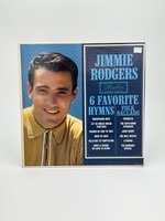 LP Jimmie Rodgers 6 Favorite Hymns and Folk Ballads LP Record