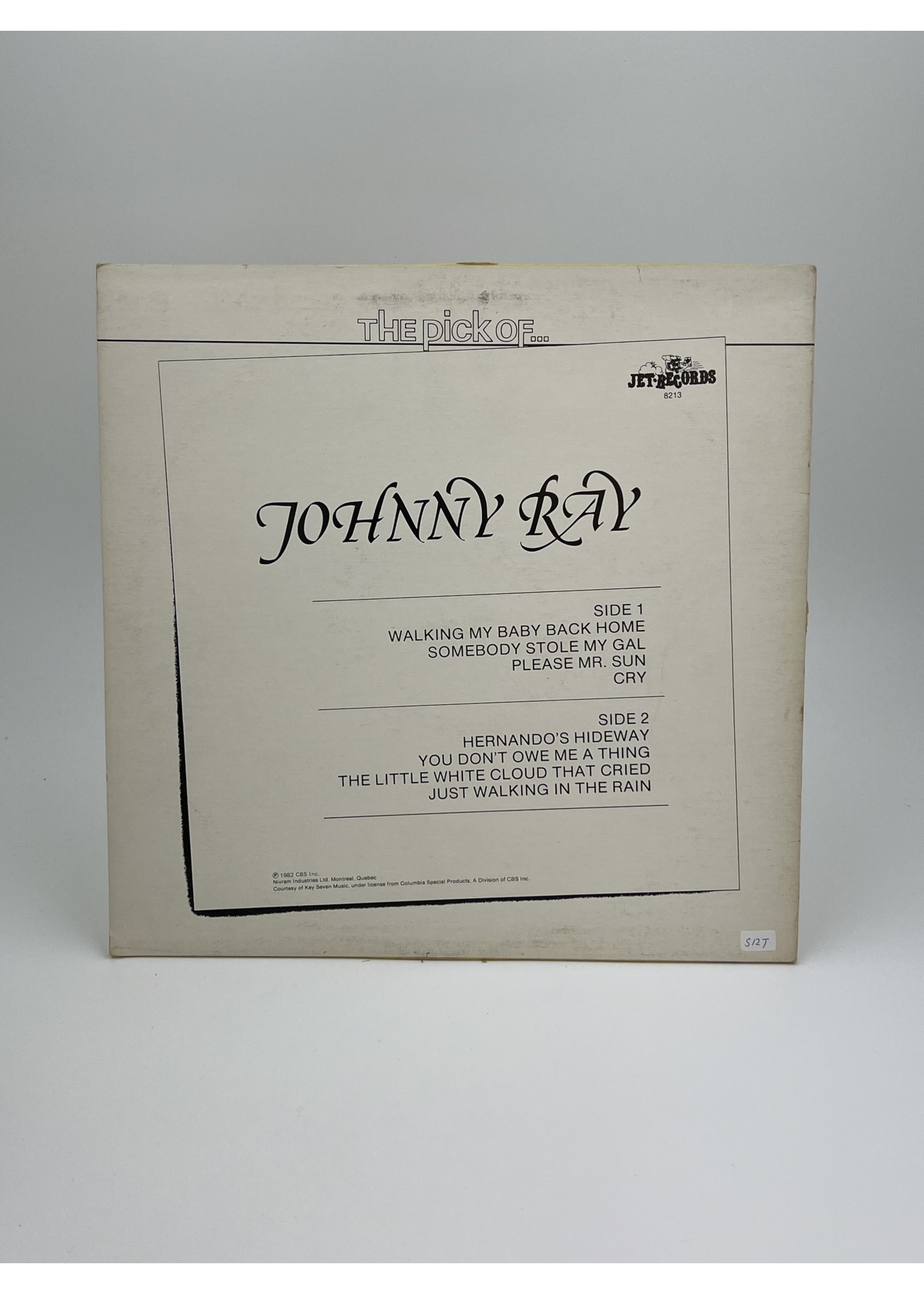 LP Johnny Ray Greatest Hits LP Record