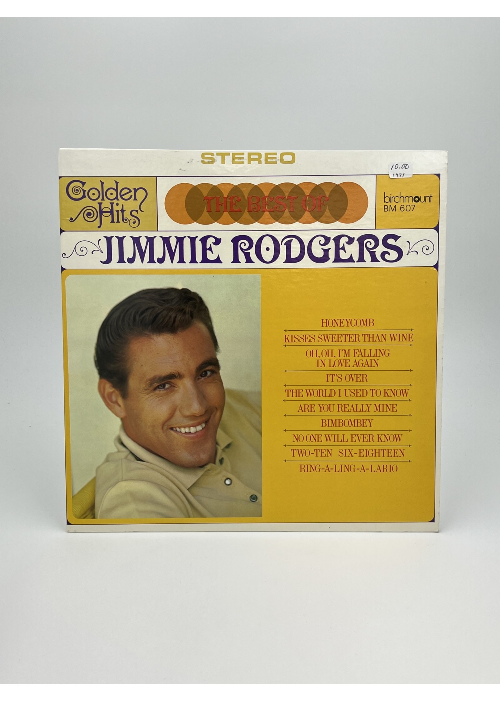 LP Jimmie Rodgers Golden Hits LP Record