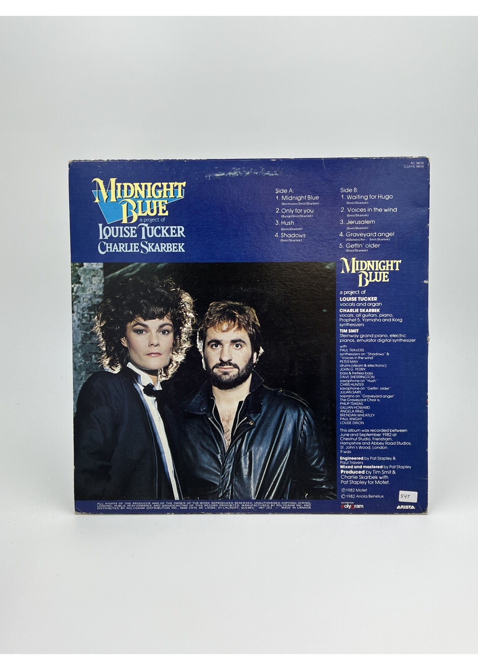 LP Midnight Blue A Project with Louise Tucker LP Record