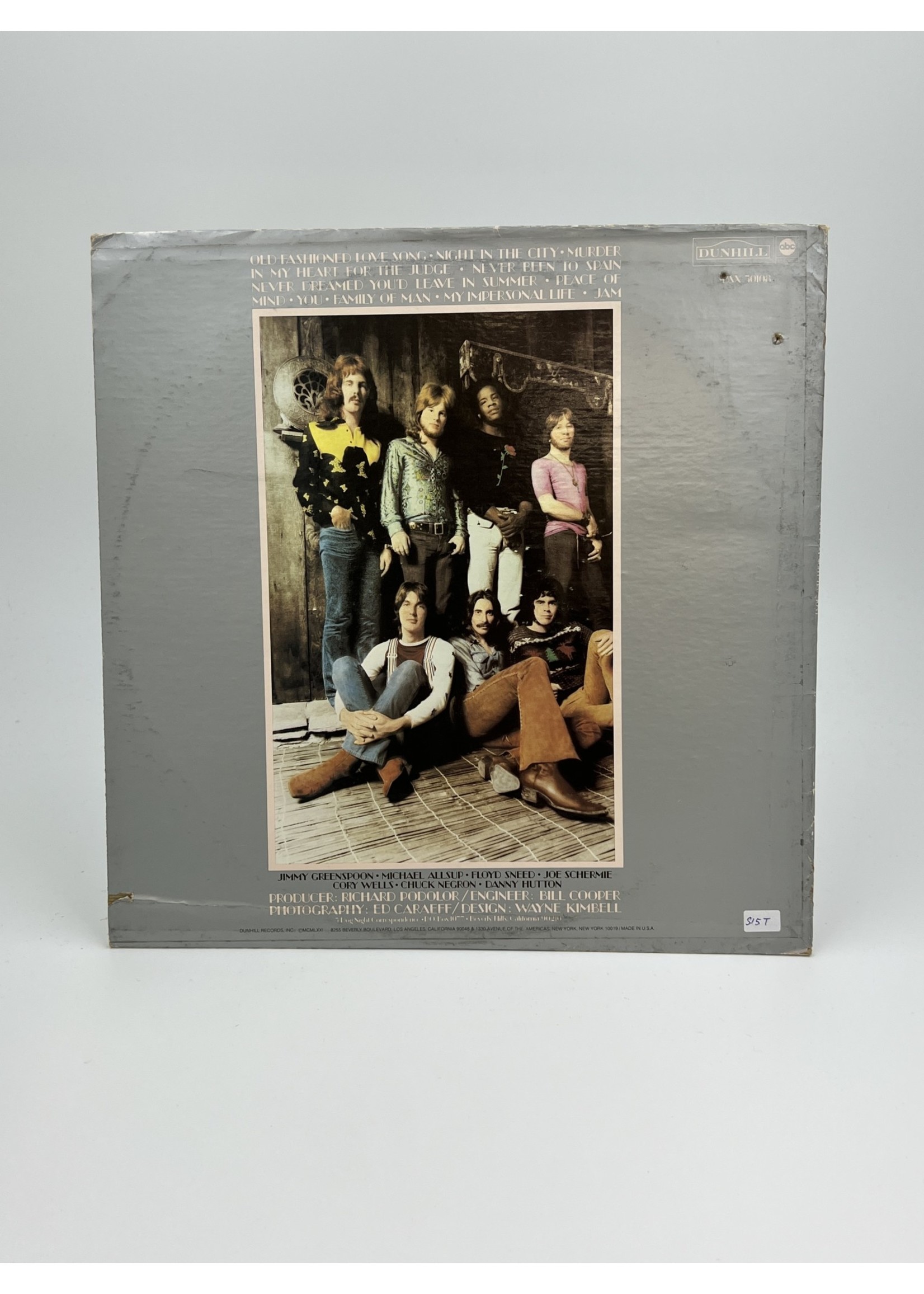 LP Three Dog Night Harmony LP Record