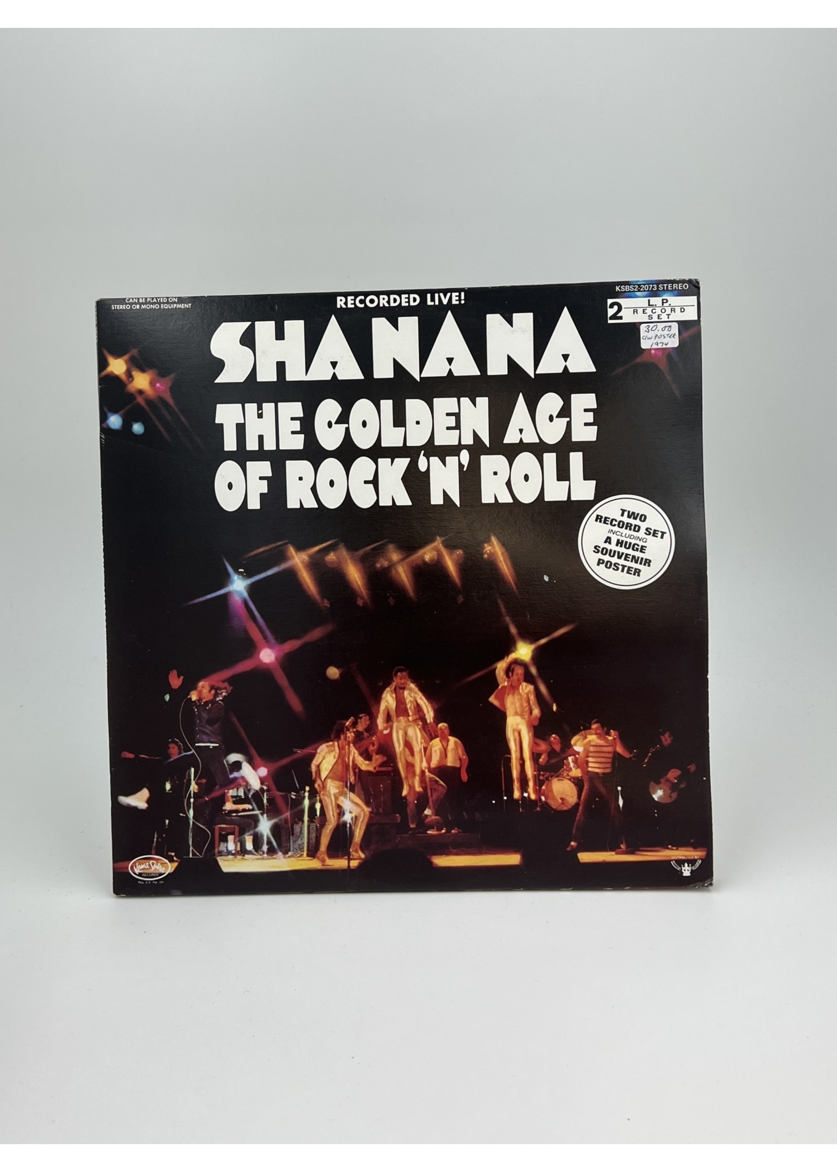 LP Shanana Recorded Live The Golden Age of Rock N Roll with poster LP 2 Record