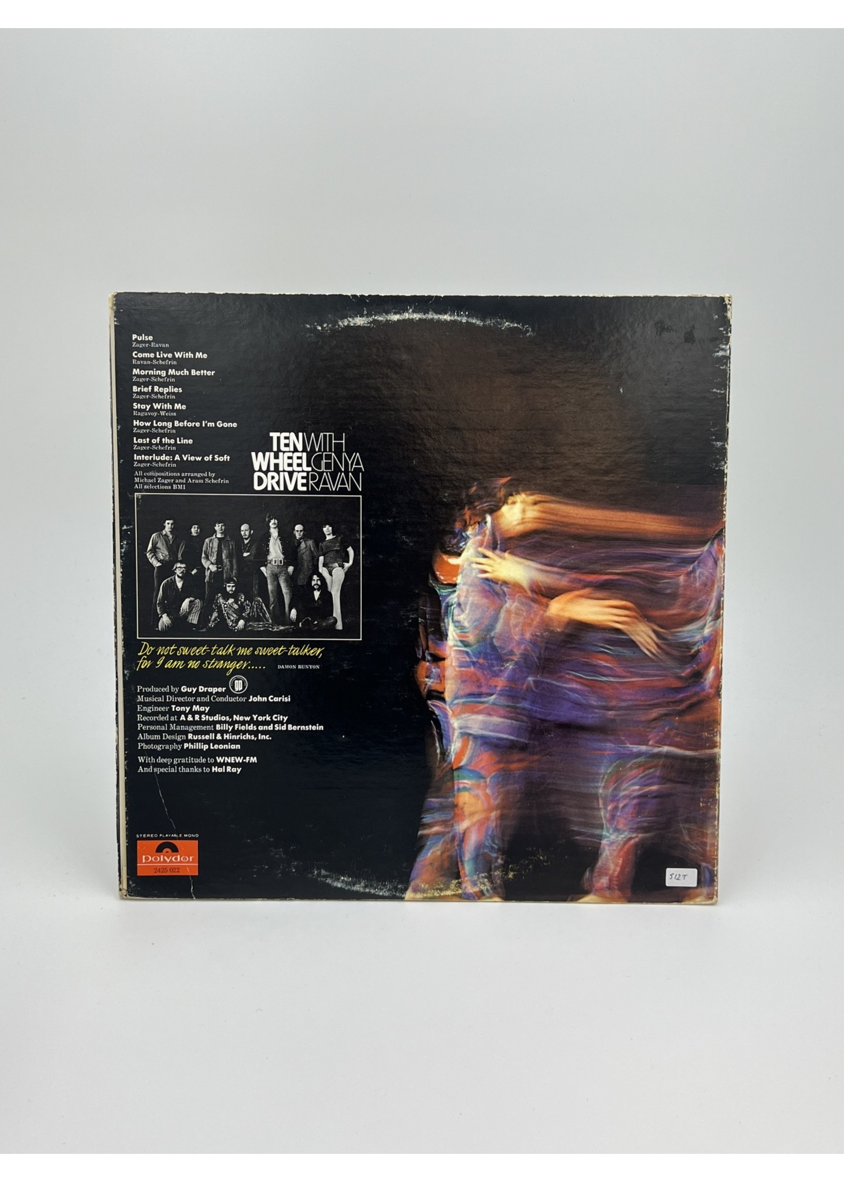 LP Ten Wheel Drive with Genya Ravan Brief Replies LP Record
